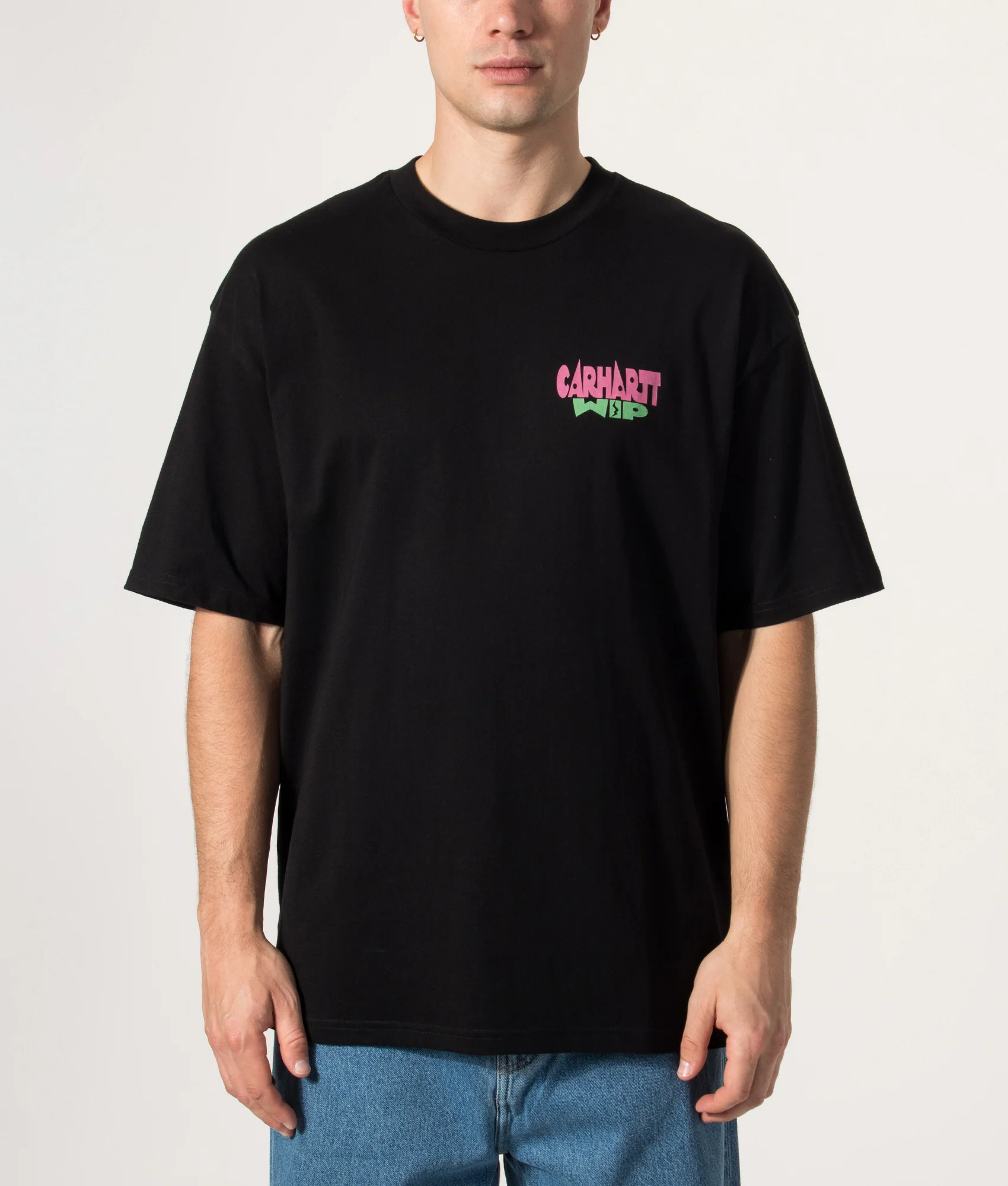 Oversized Fit Luggage Label T-Shirt - Image 2