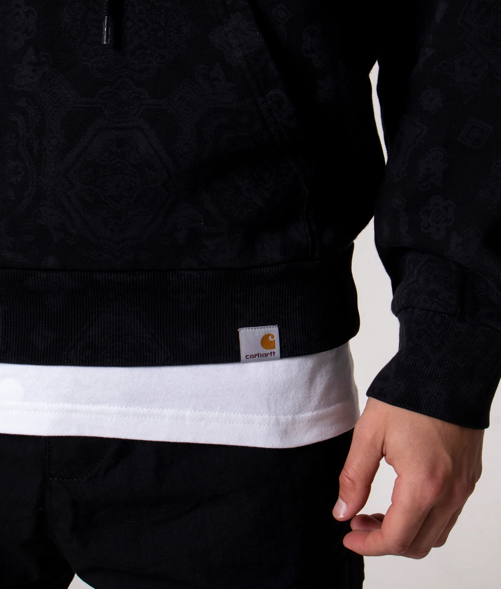 Balloon Fit Verse Print Hoodie - Image 3
