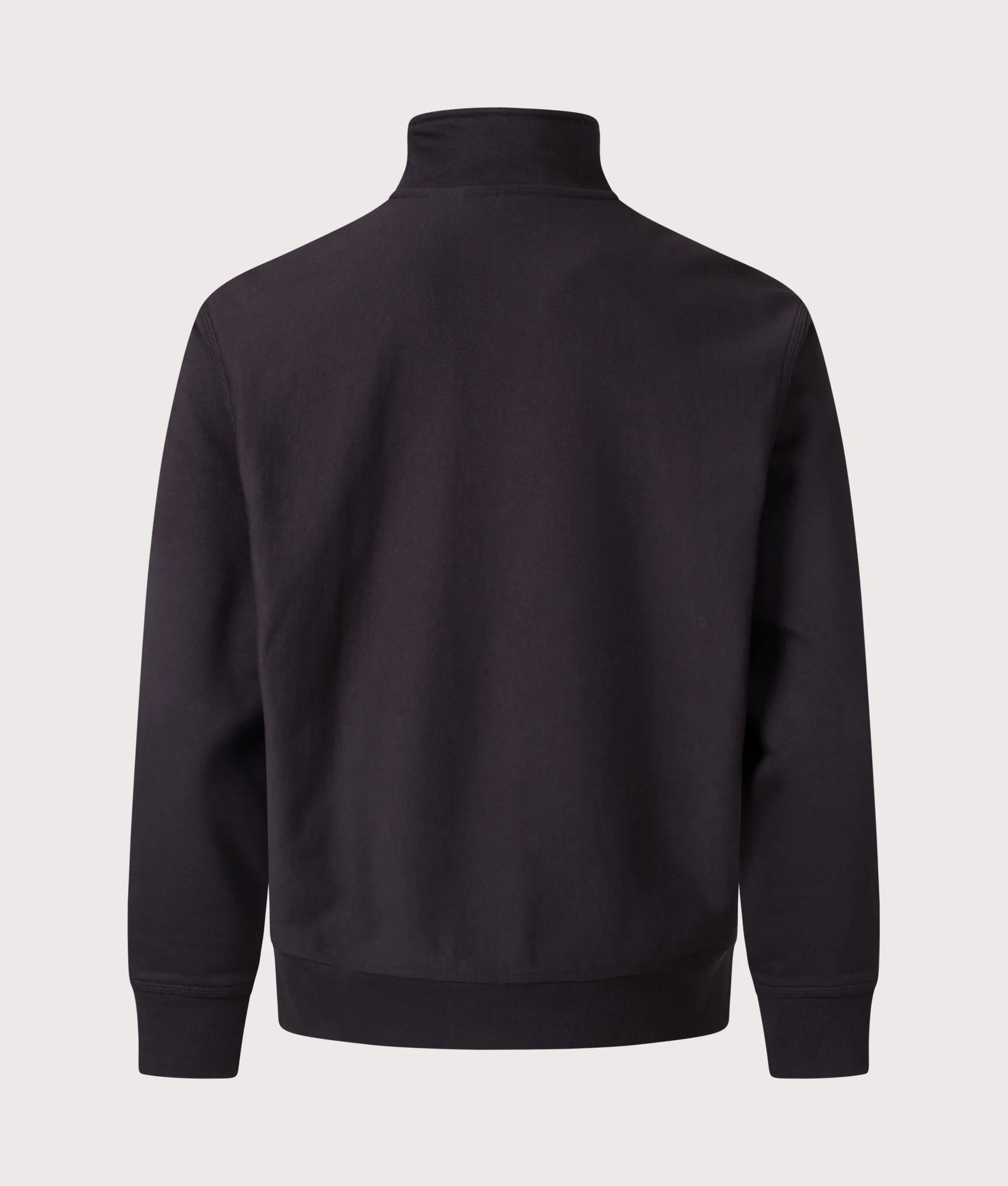 Loose Fit Quarter Zip American Script Sweatshirt - Image 3