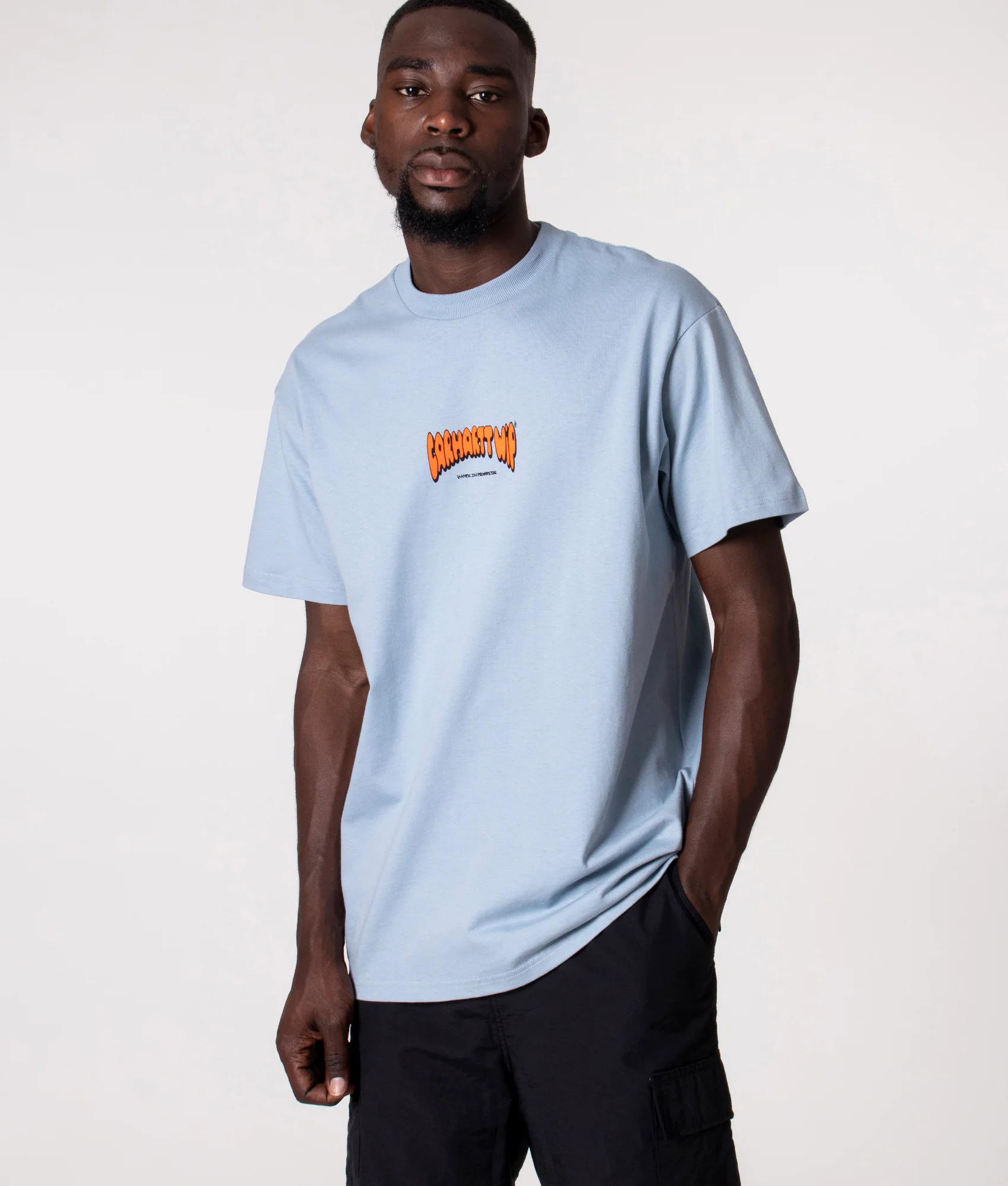 Loose Fit Bubble Script Logo T-Shirt