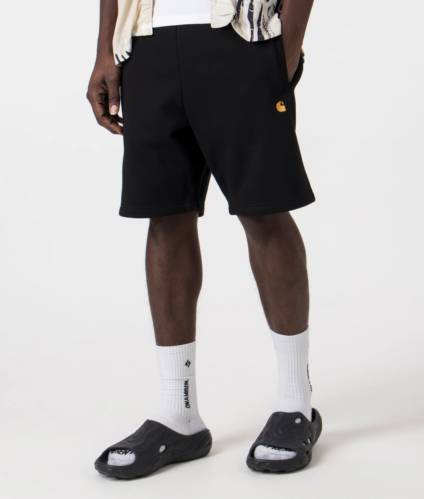 Relaxed Fit Chase Sweat Shorts