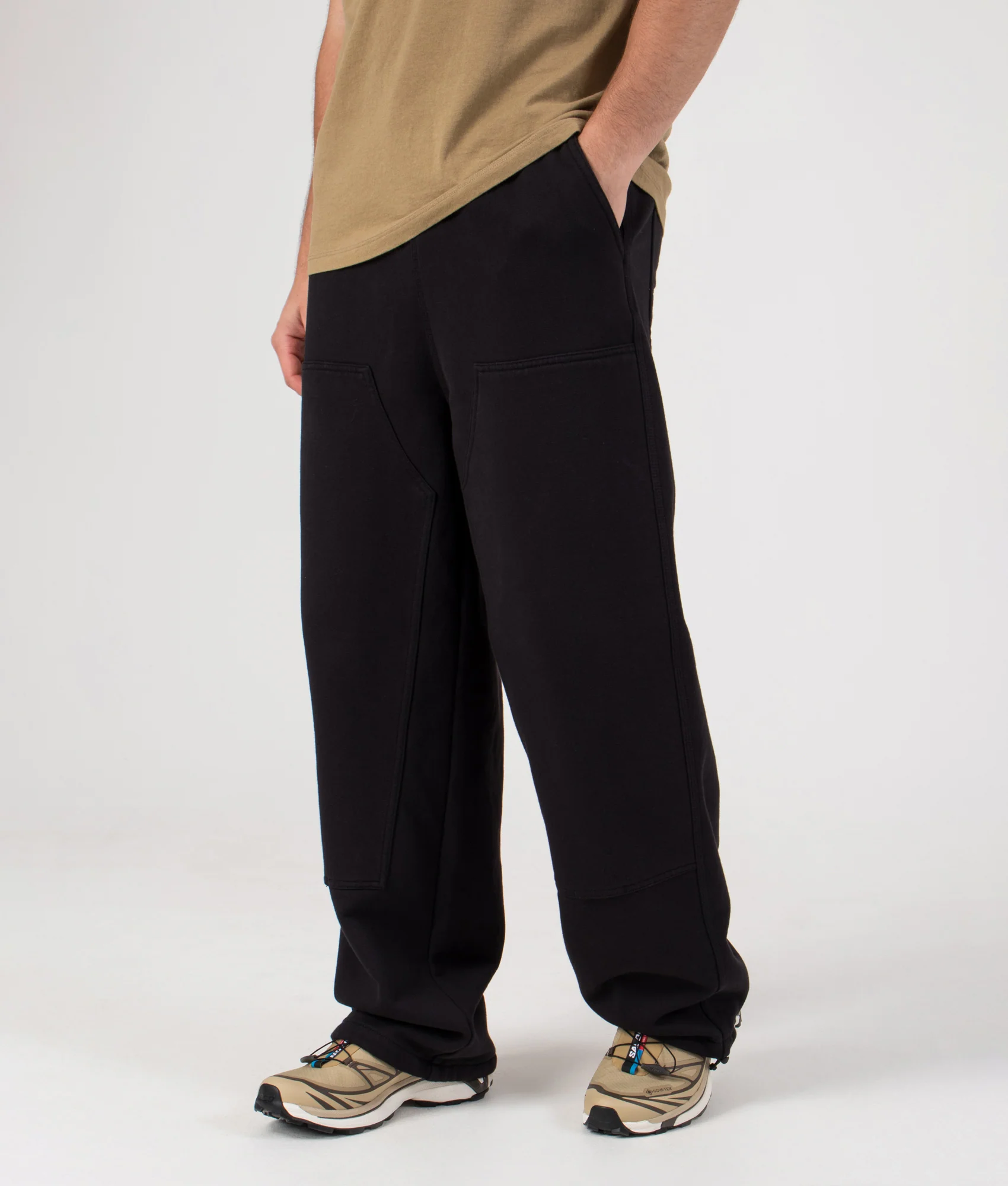 Relaxed Fit Double Knee Sweat Pants