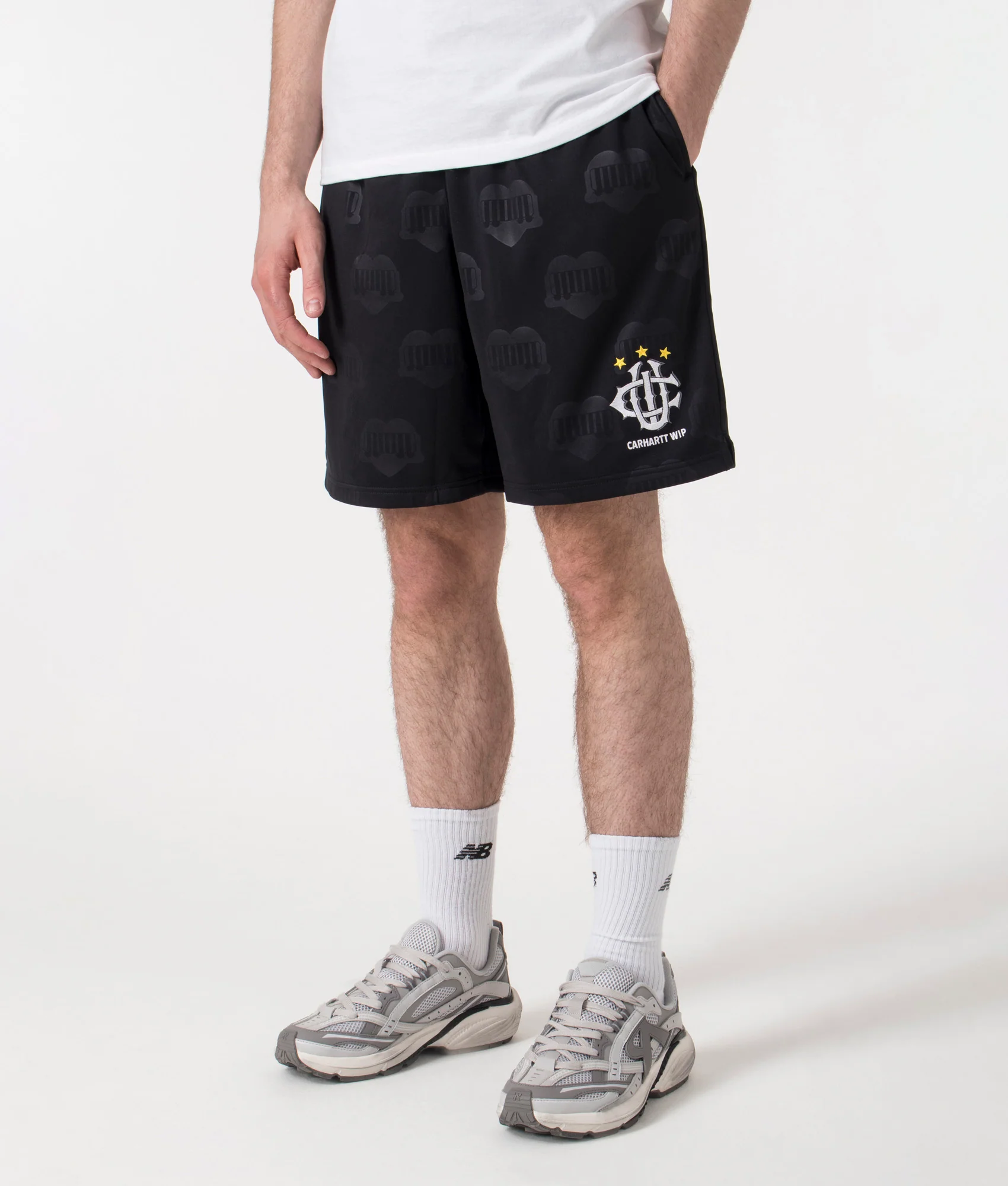 Relaxed Fit Hartt Football Shorts - Image 3