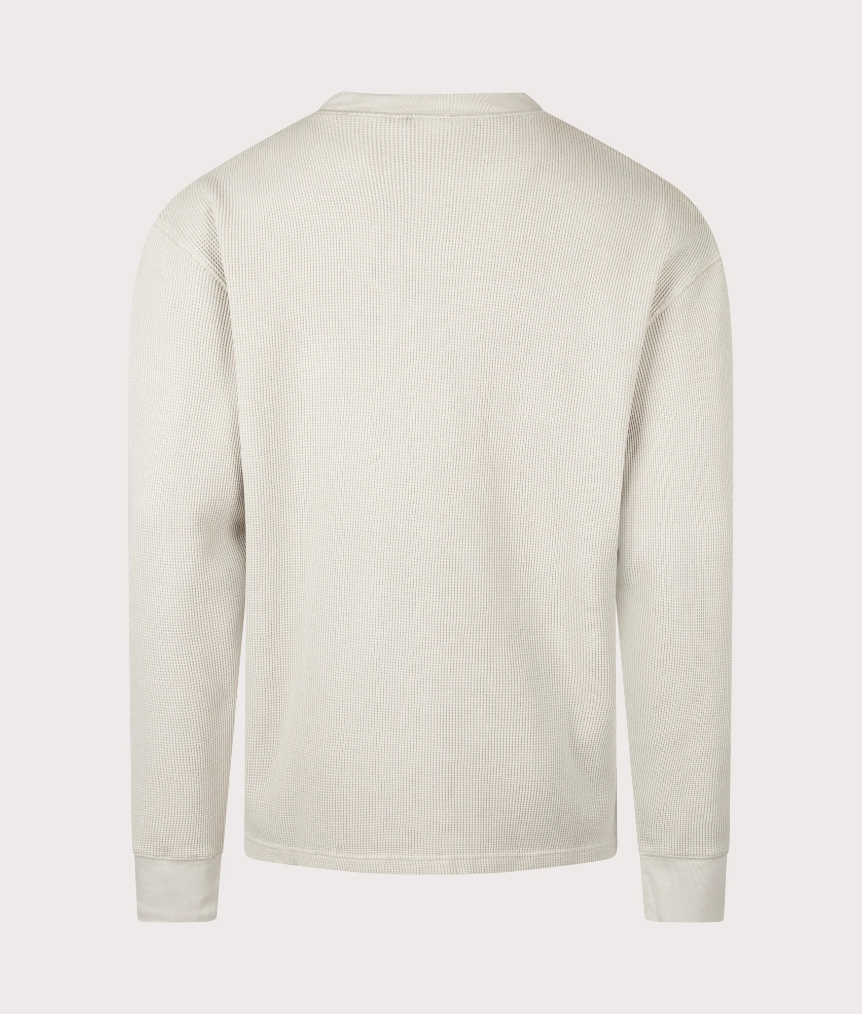 Loose Fit Long Sleeve Vista Waffle T-Shirt - Image 3