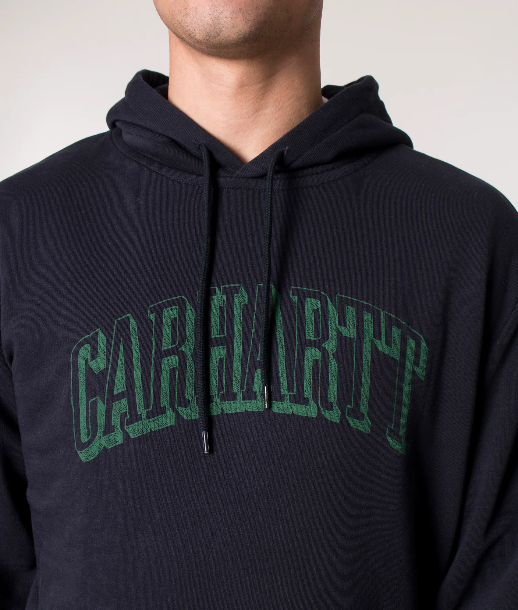 Loose Fit Scrawl Logo Hoodie - Image 2