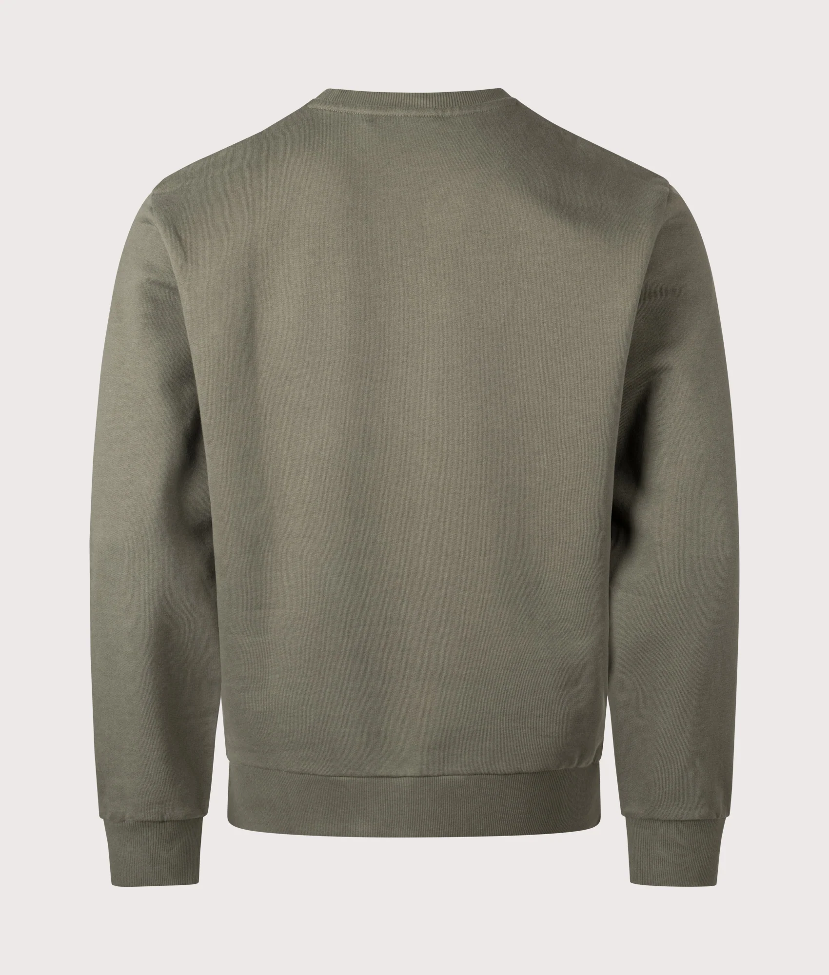 Regular Fit Script Embroidery Sweatshirt - Image 3
