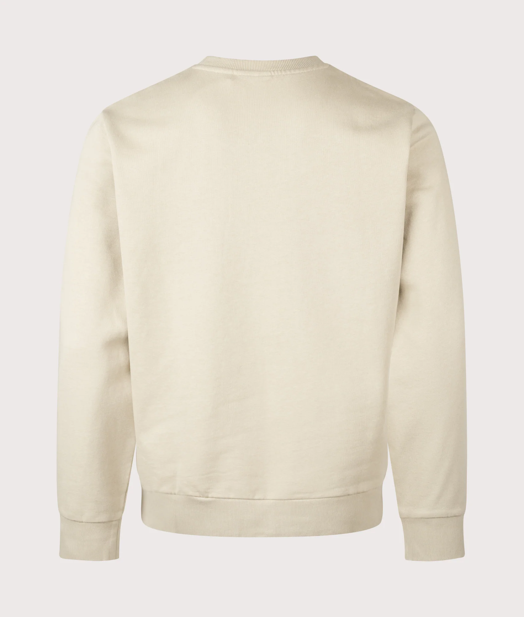 Regular Fit Script Embroidery Sweatshirt - Image 3