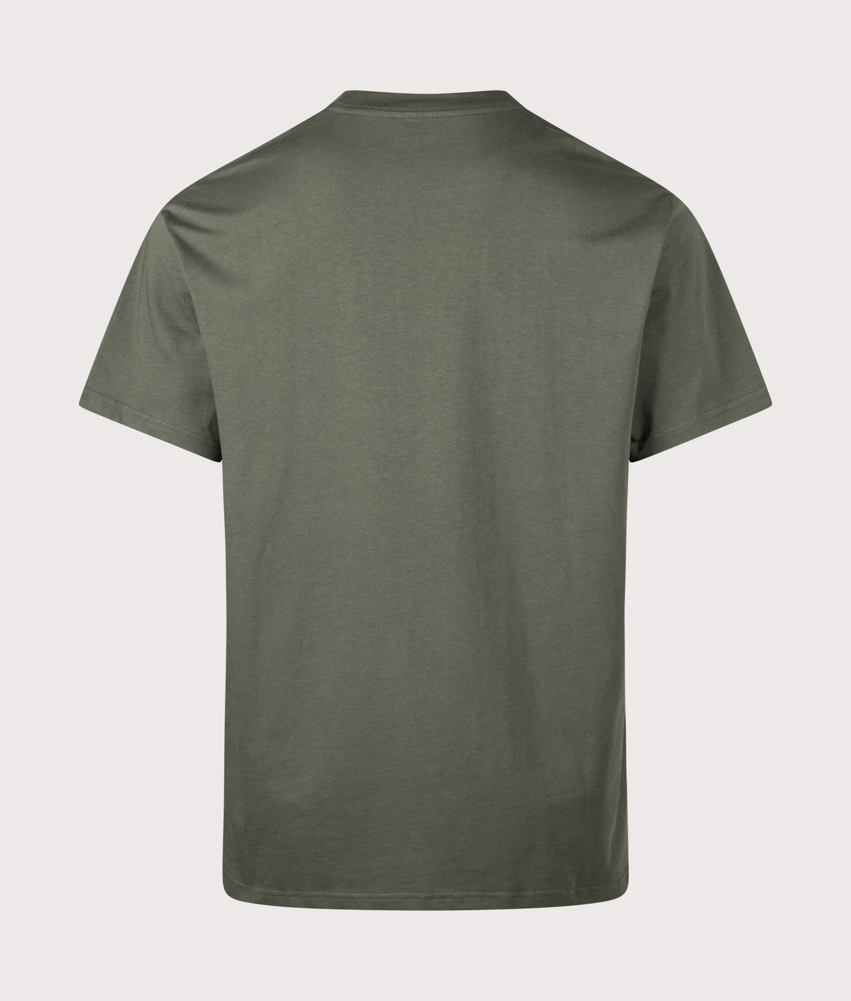 Loose Fit Script Embroidery T-Shirt - Image 3
