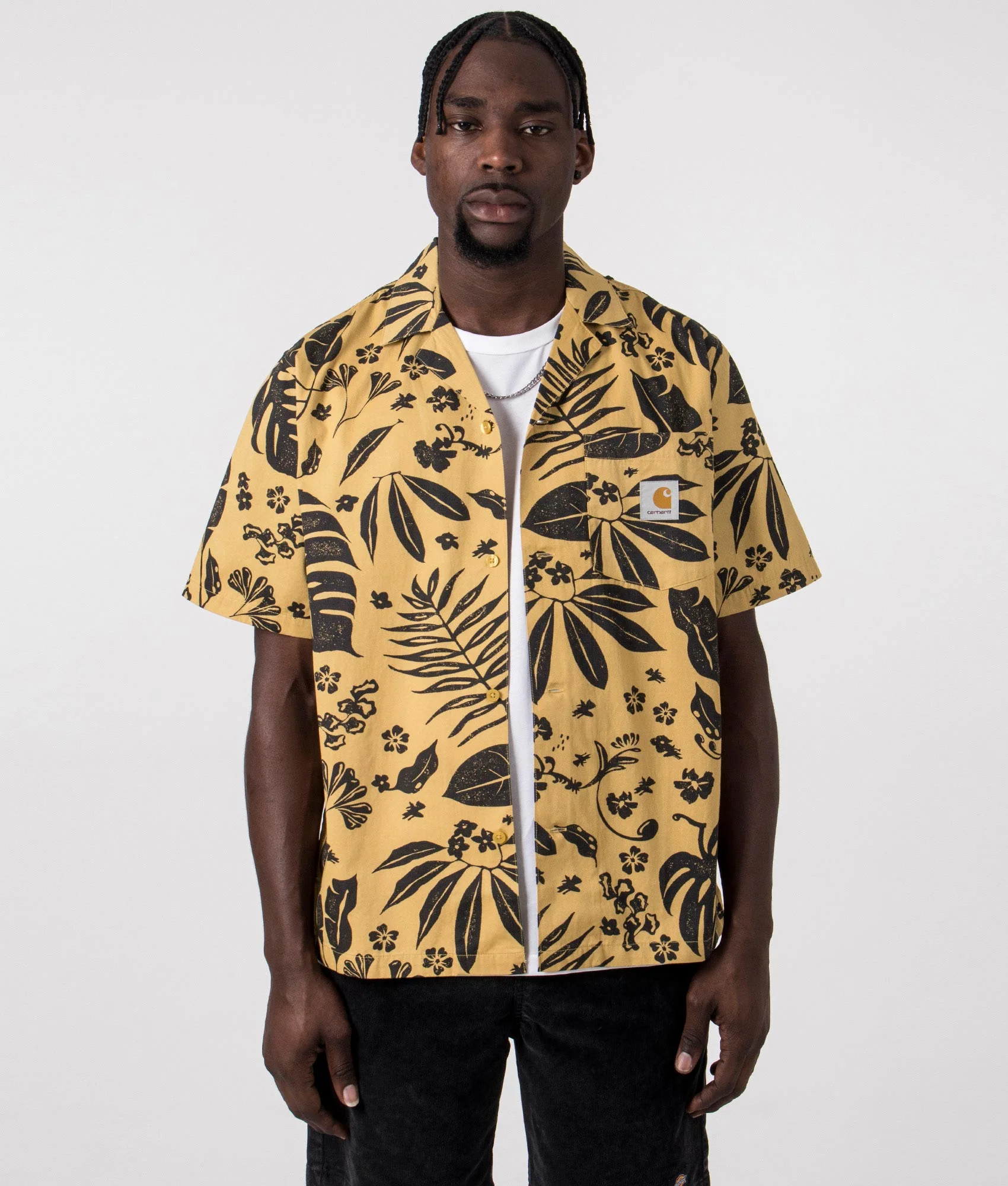Short Sleeve Woodblock Shirt