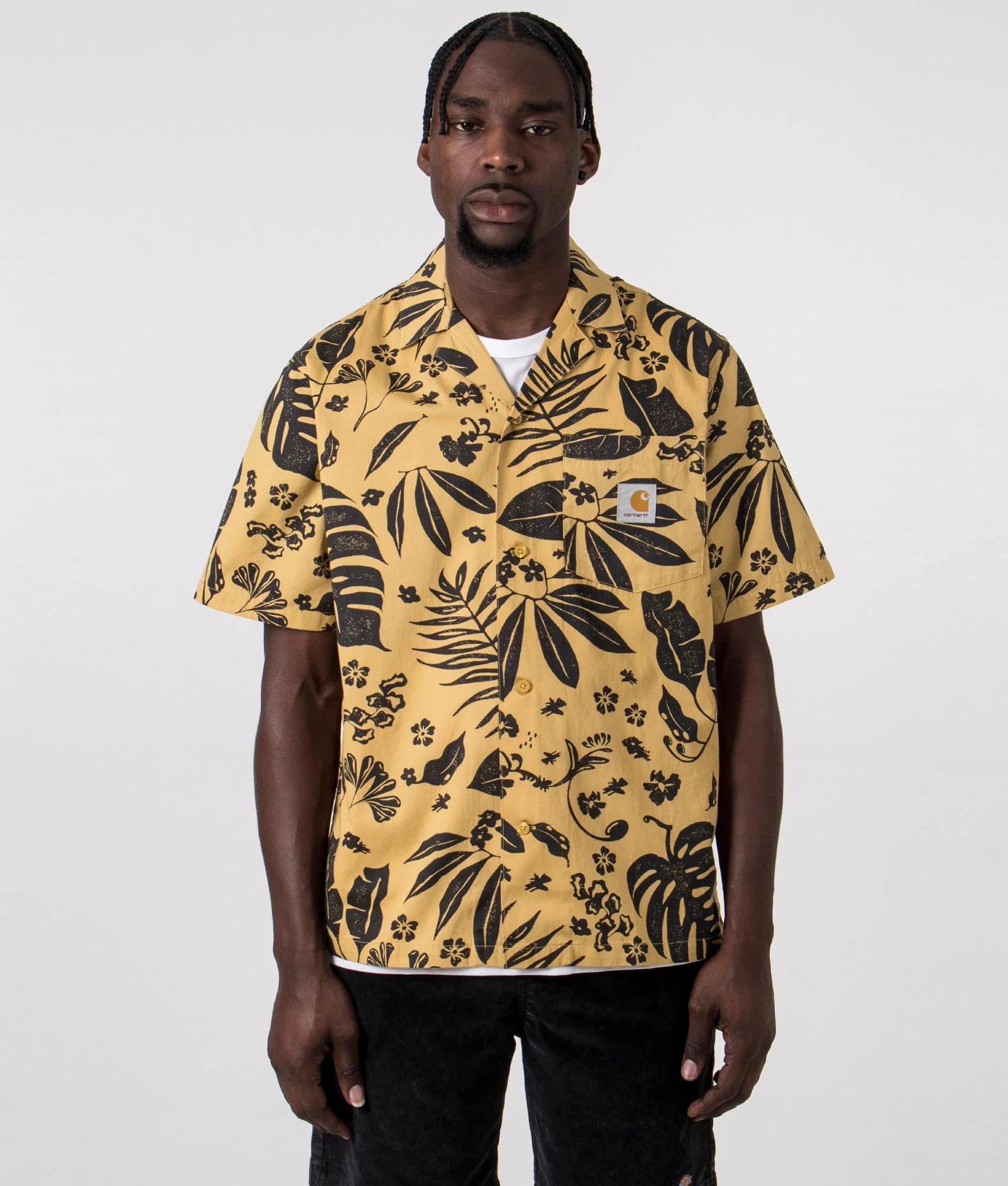Short Sleeve Woodblock Shirt - Image 2