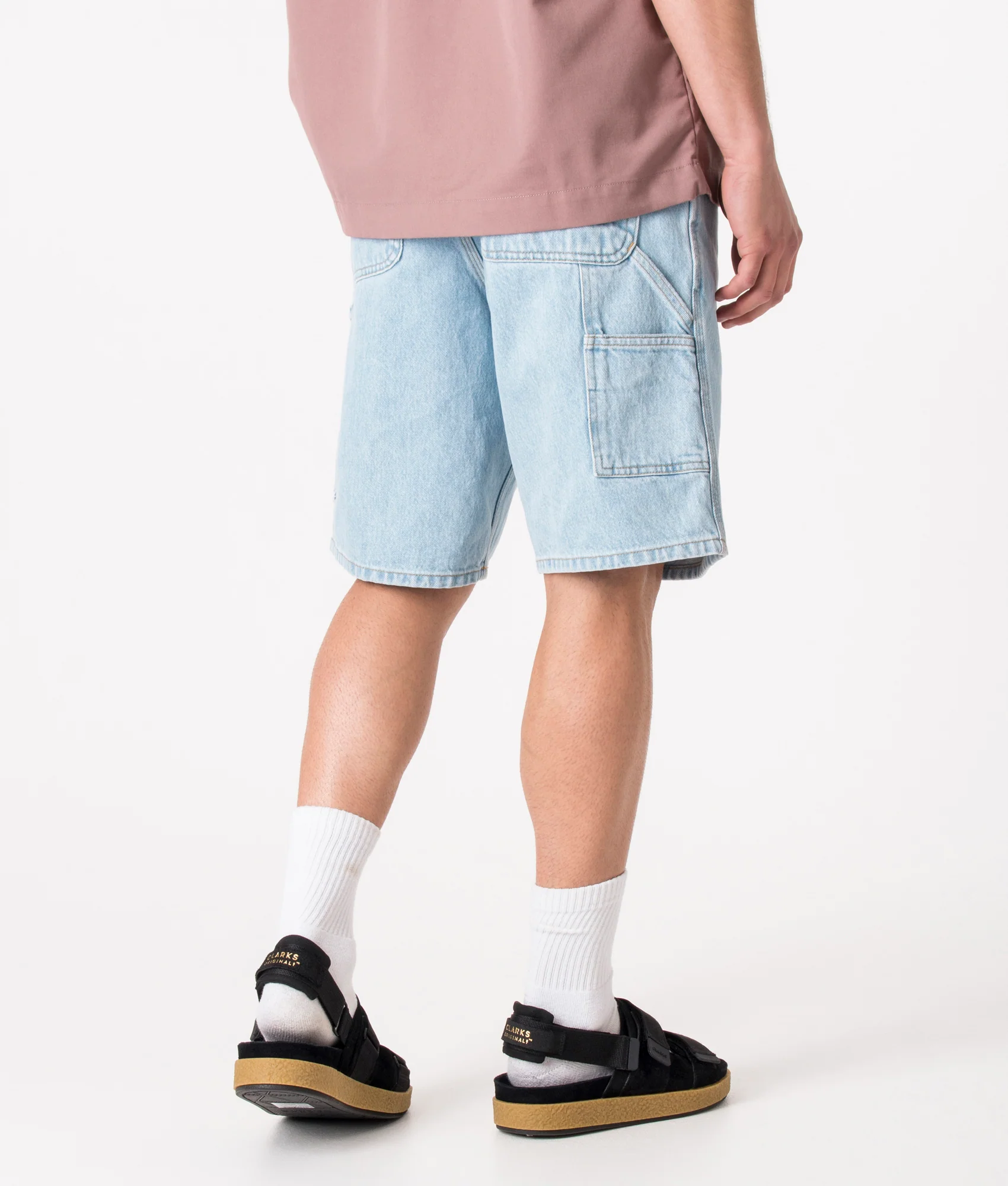 Relaxed Fit Single Knee Shorts - Image 4
