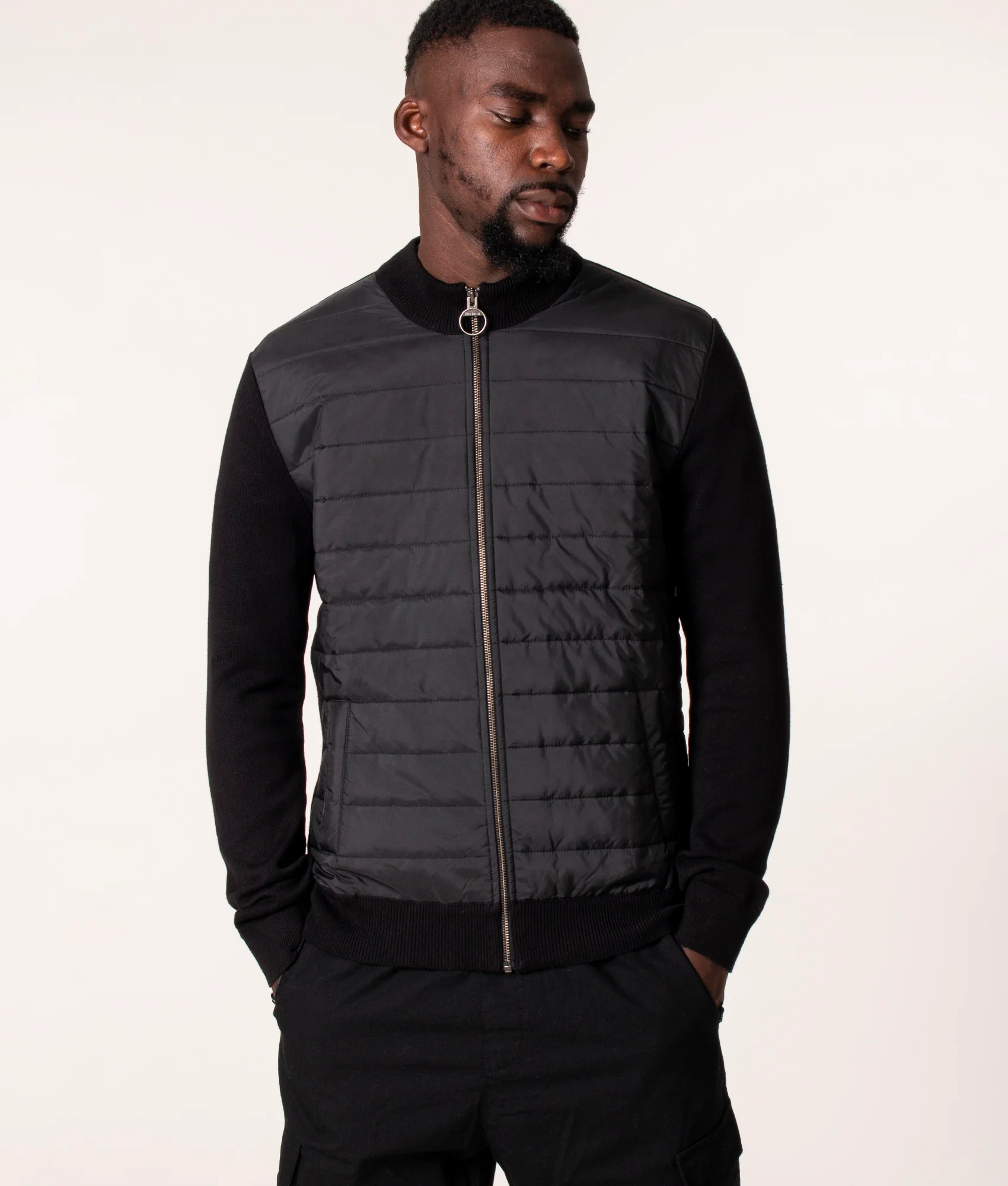 Zip Through Carn Baffle Hybrid Jacket - Image 3