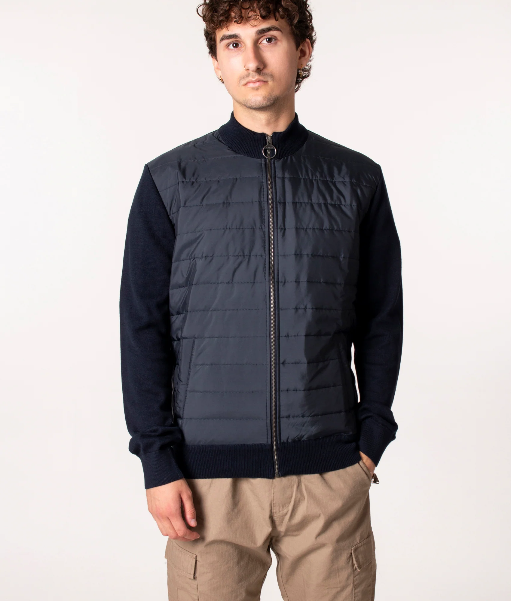 Zip Through Carn Baffle Hybrid Jacket - Image 3