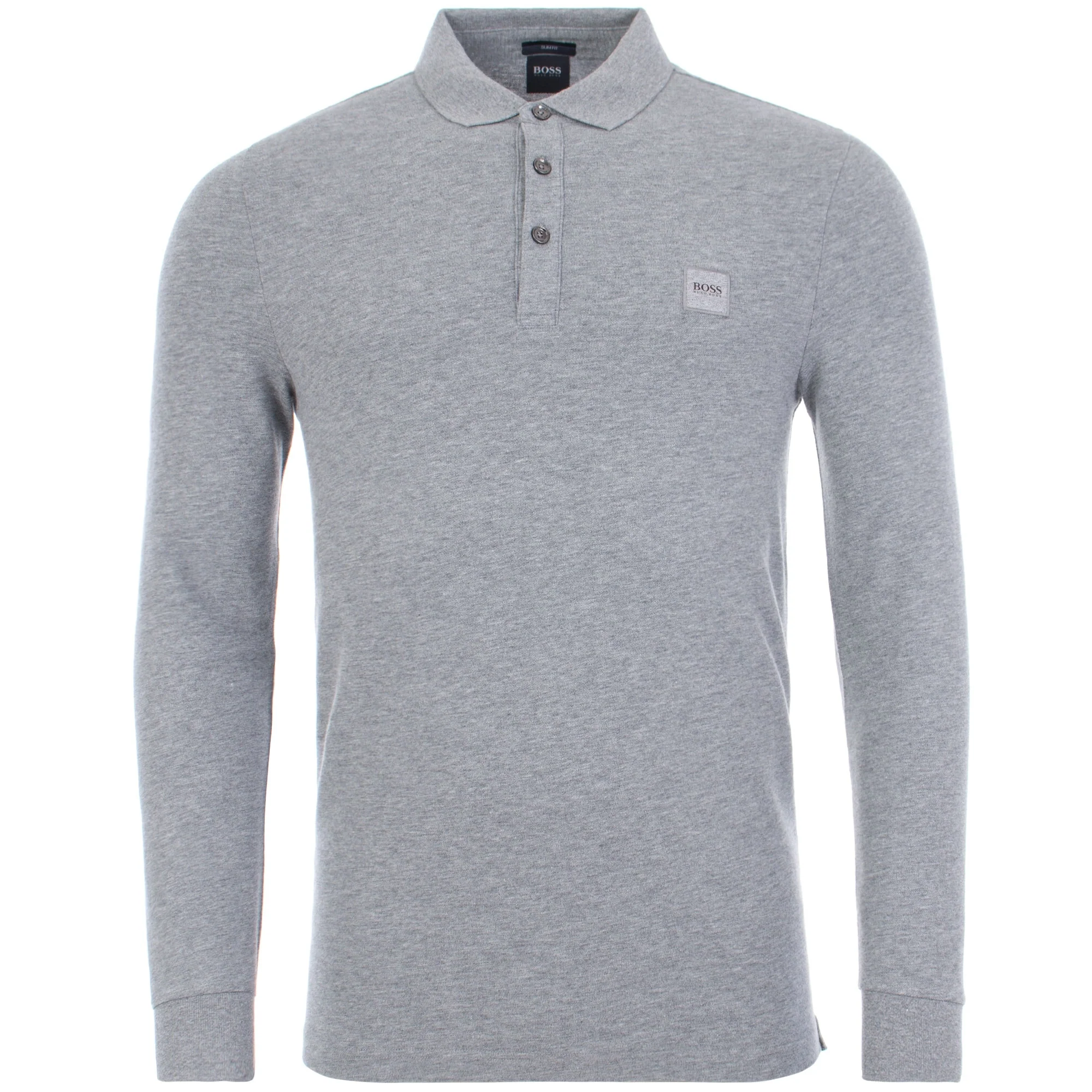 Casual Passerby Long Sleeve Slim Fit Polo Shirt