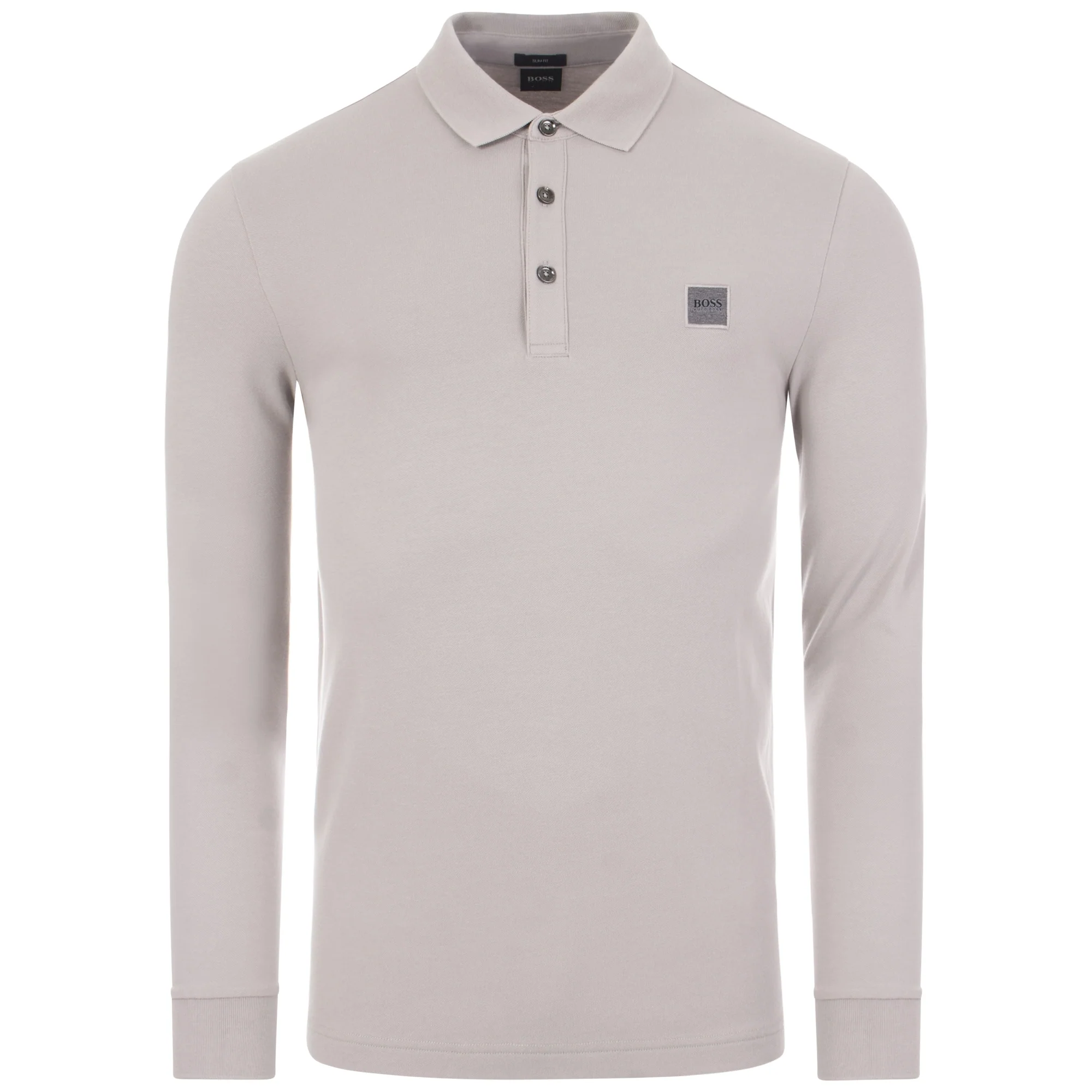 Casual Passerby Long Sleeve Slim Fit Polo Shirt