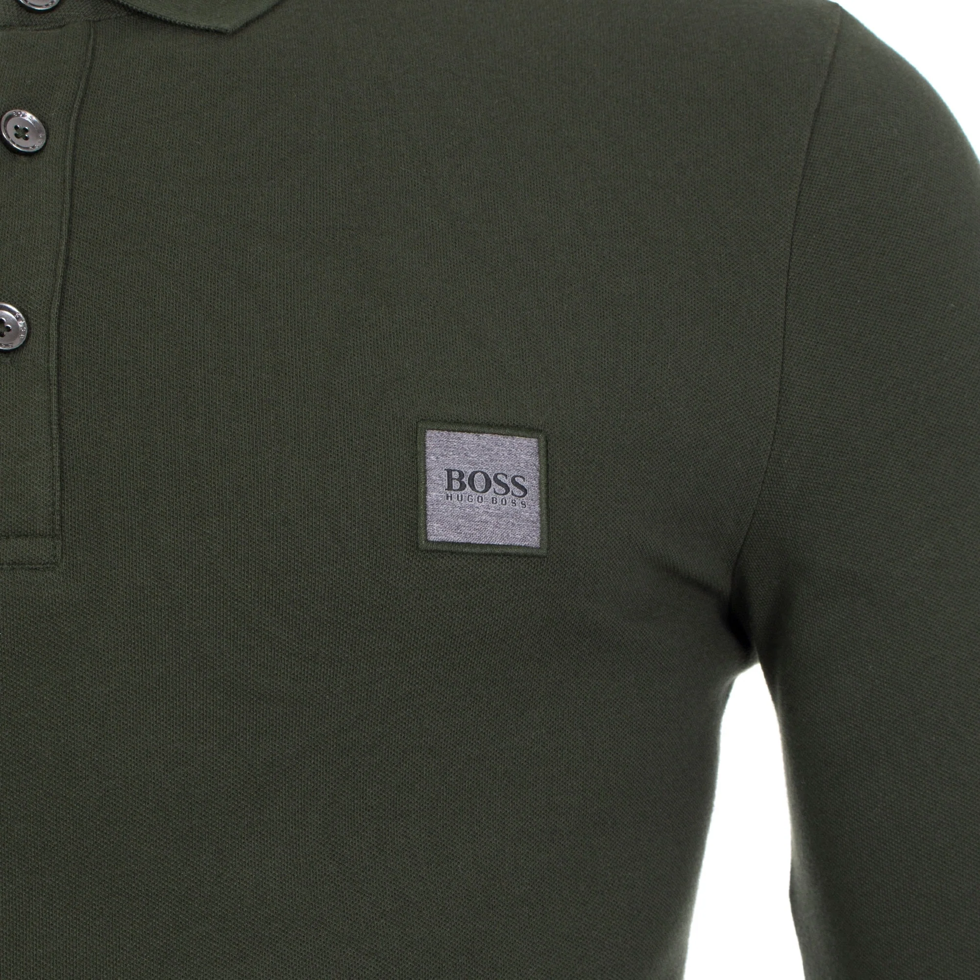 Casual Passerby Long Sleeve Slim Fit Polo Shirt - Image 2