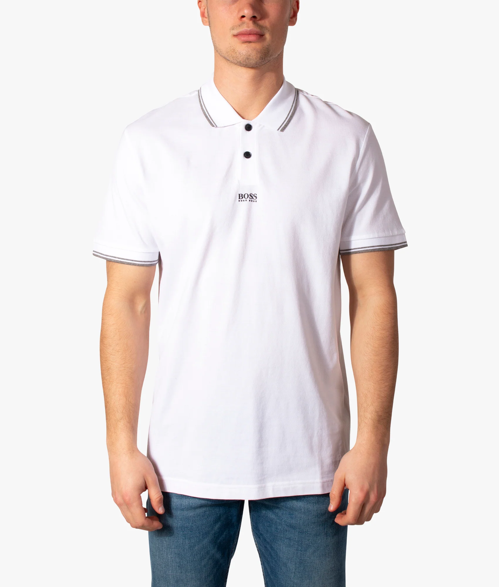 Casual PChup Central Logo Short Sleeve Polo