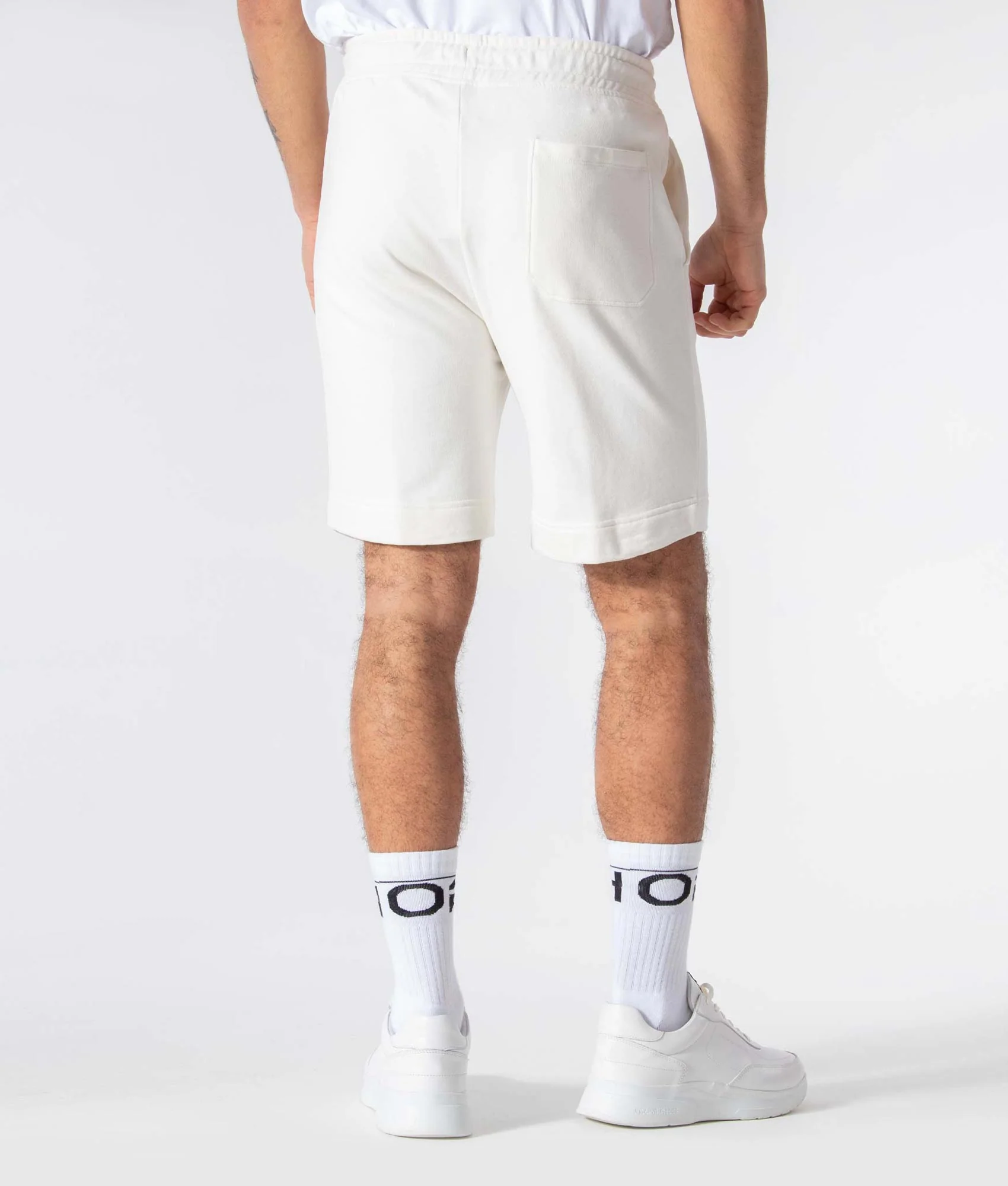 Regular Fit Skeevito Contrast Logo Sweat Shorts - Image 4
