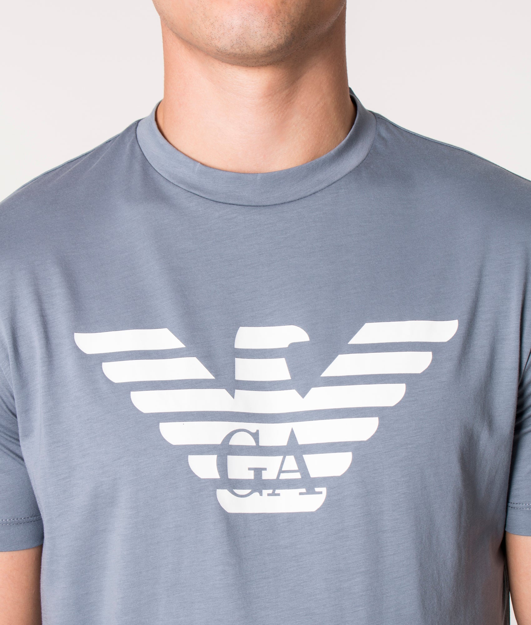 Slim Fit Pima Jersey Eagle Logo T-Shirt - Image 2