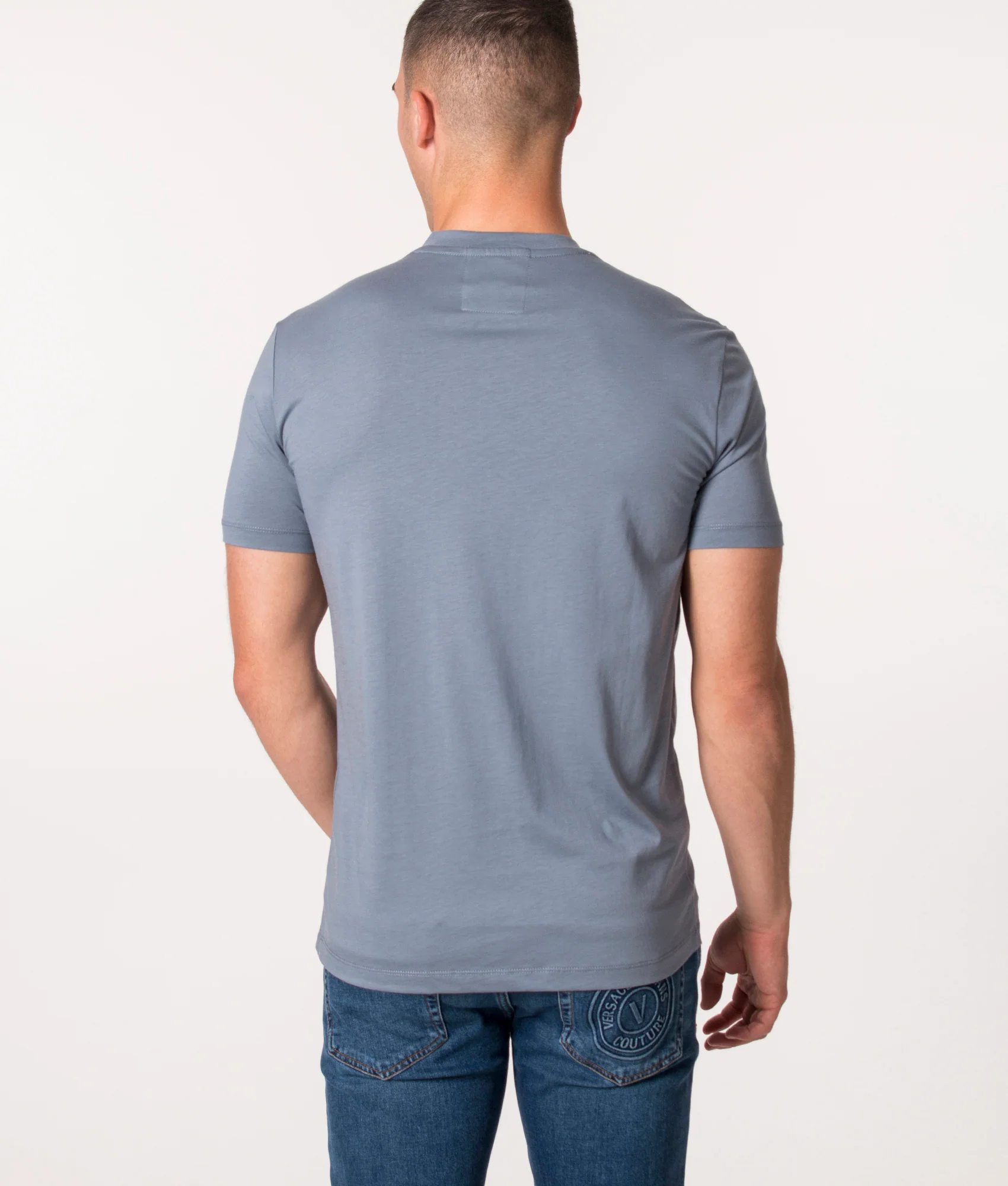 Slim Fit Pima Jersey Eagle Logo T-Shirt - Image 3