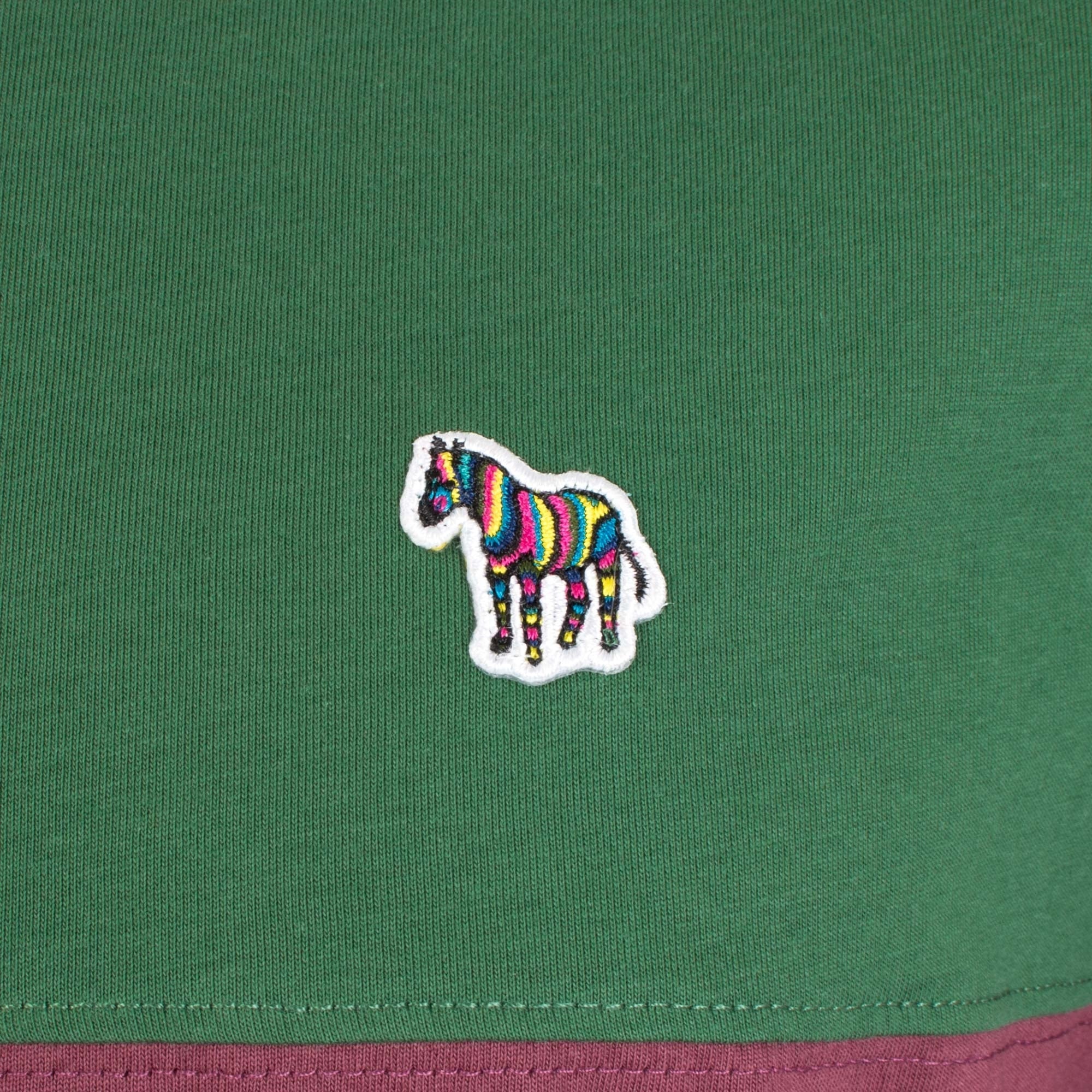 Regular Fit Colour Block Zebra T-Shirt - Image 2