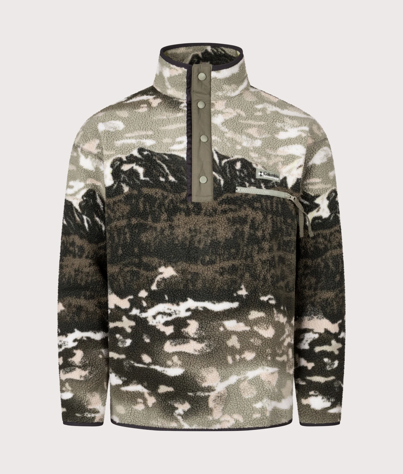 Helvetia II Printed Half Snap Fleece