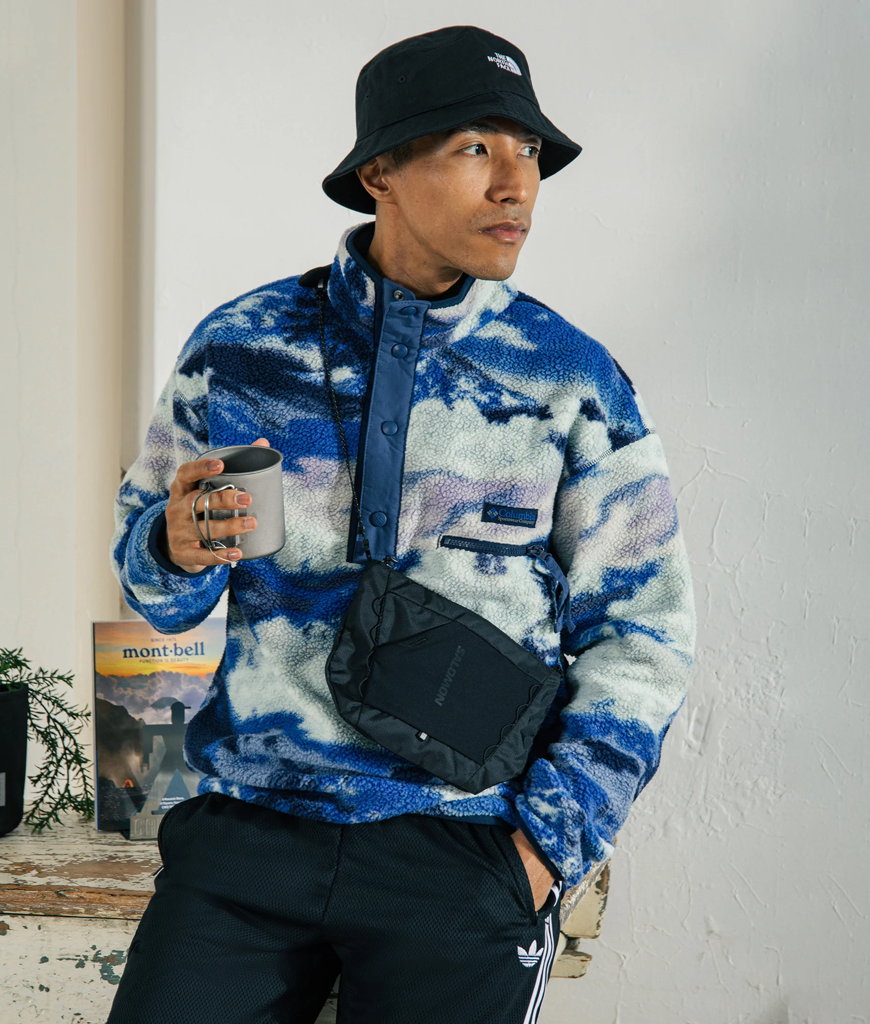 Helvetia II Printed Half Snap Fleece - Image 2