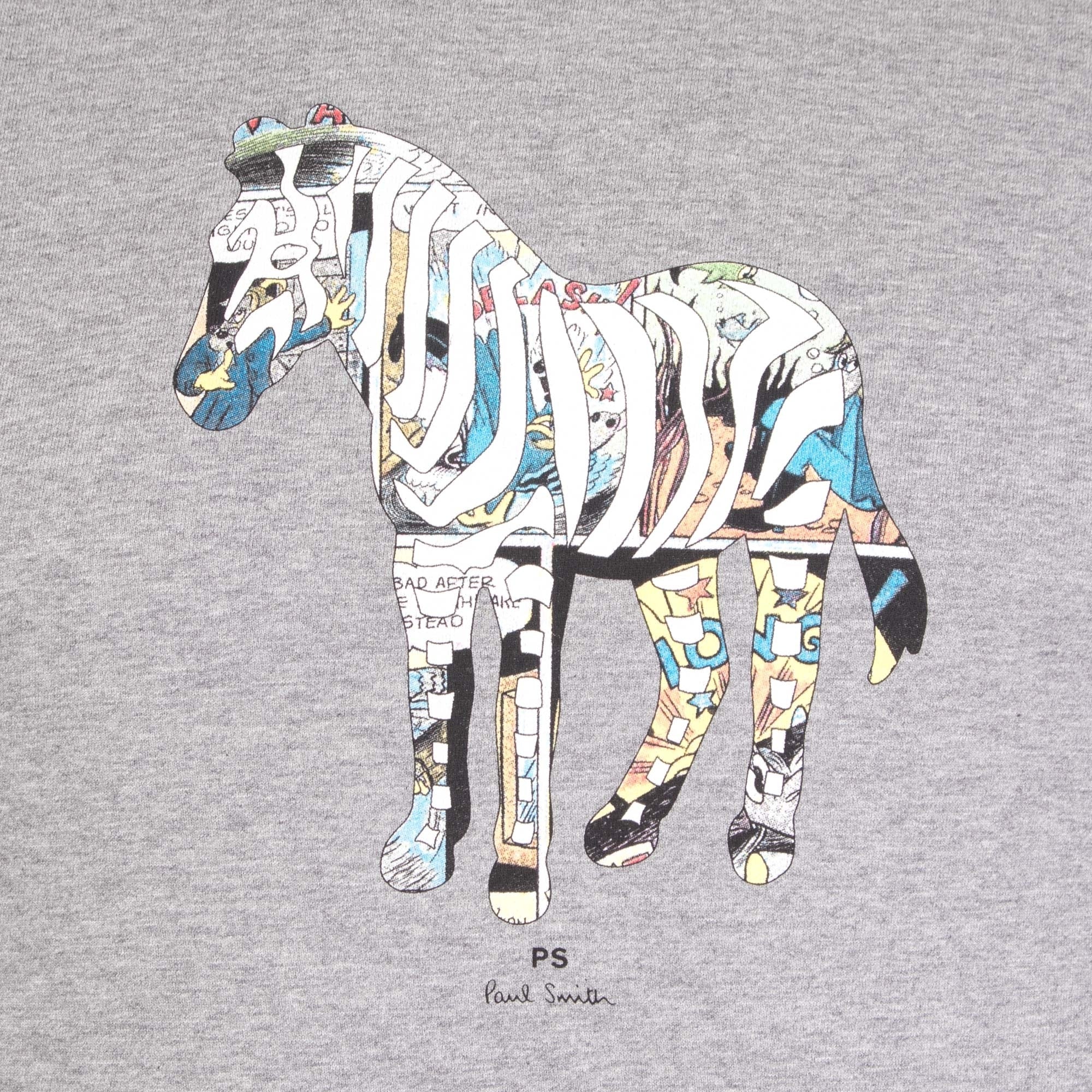 Regular Fit Comic Zebra Print Sweatshirt - Image 2