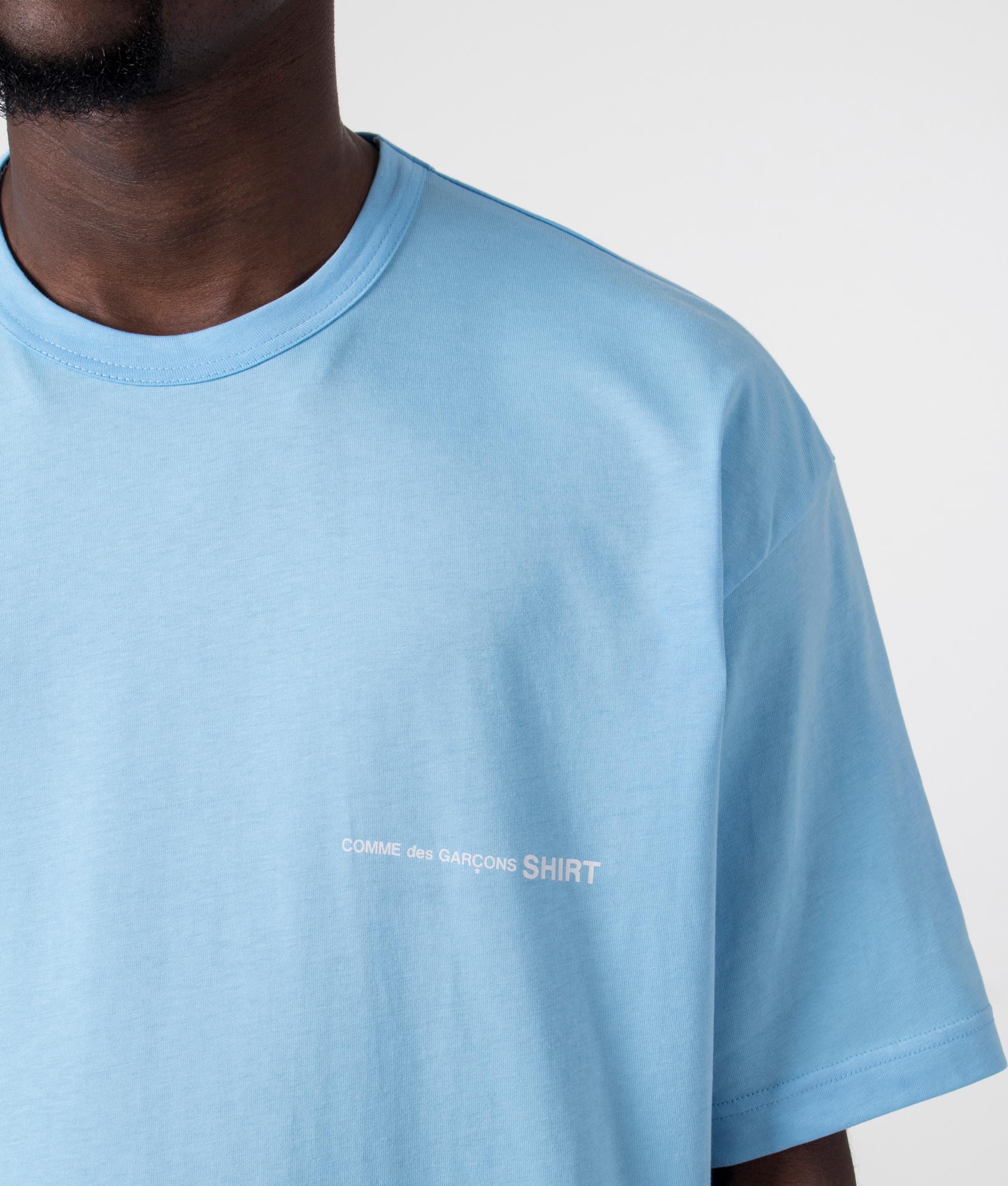 Relaxed Fit Script Chest Logo T-Shirt - Image 2