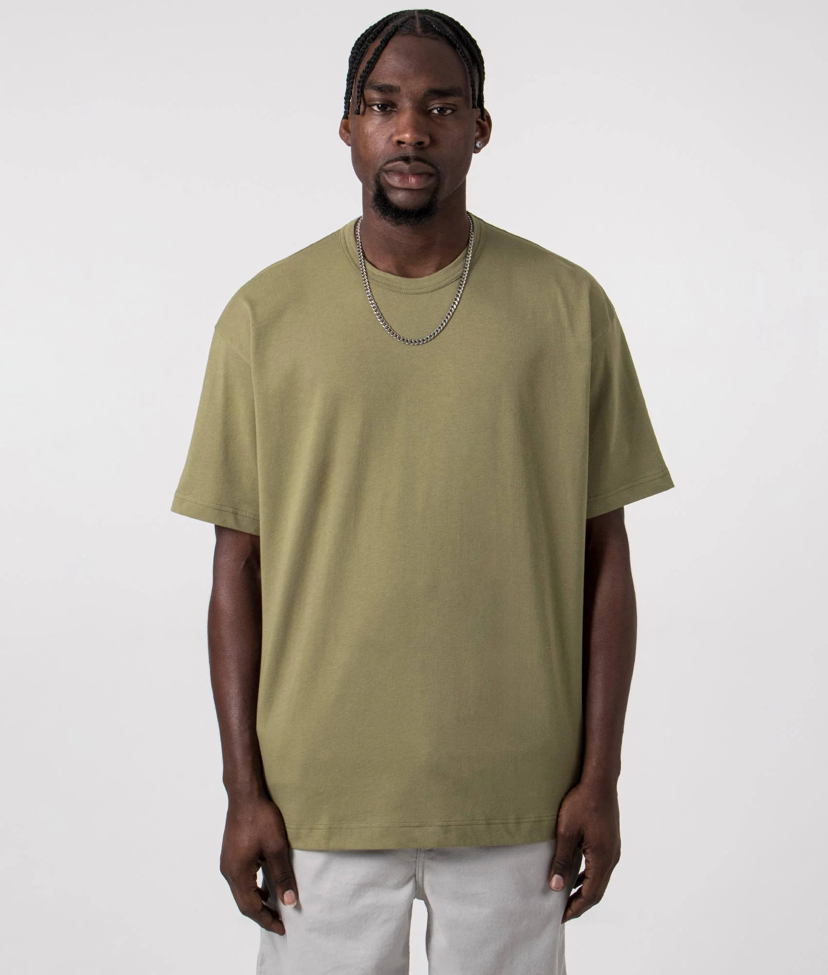 Relaxed Fit Script Hem Logo T-Shirt - Image 3