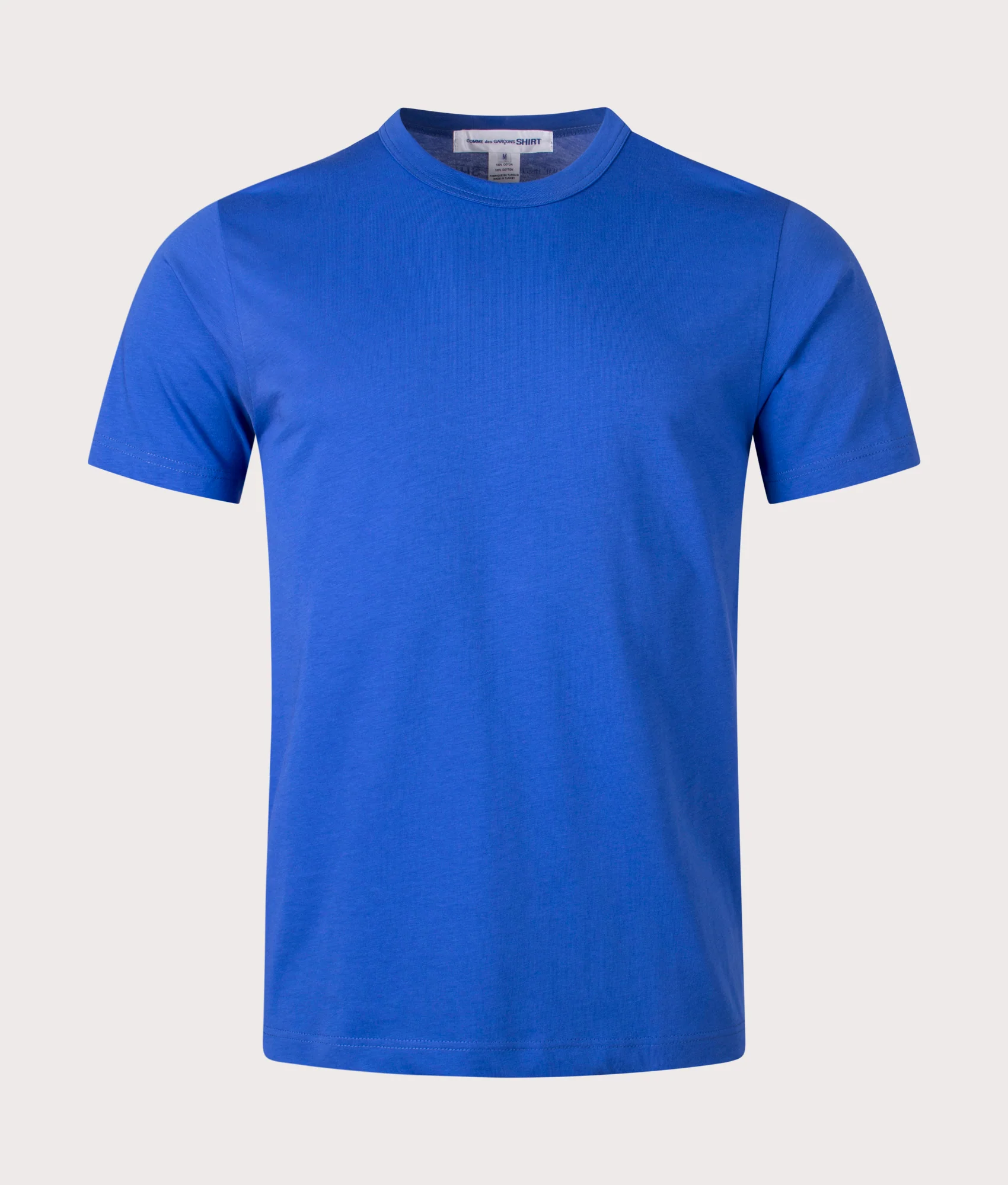 Ribbed Crew Neck T-Shirt