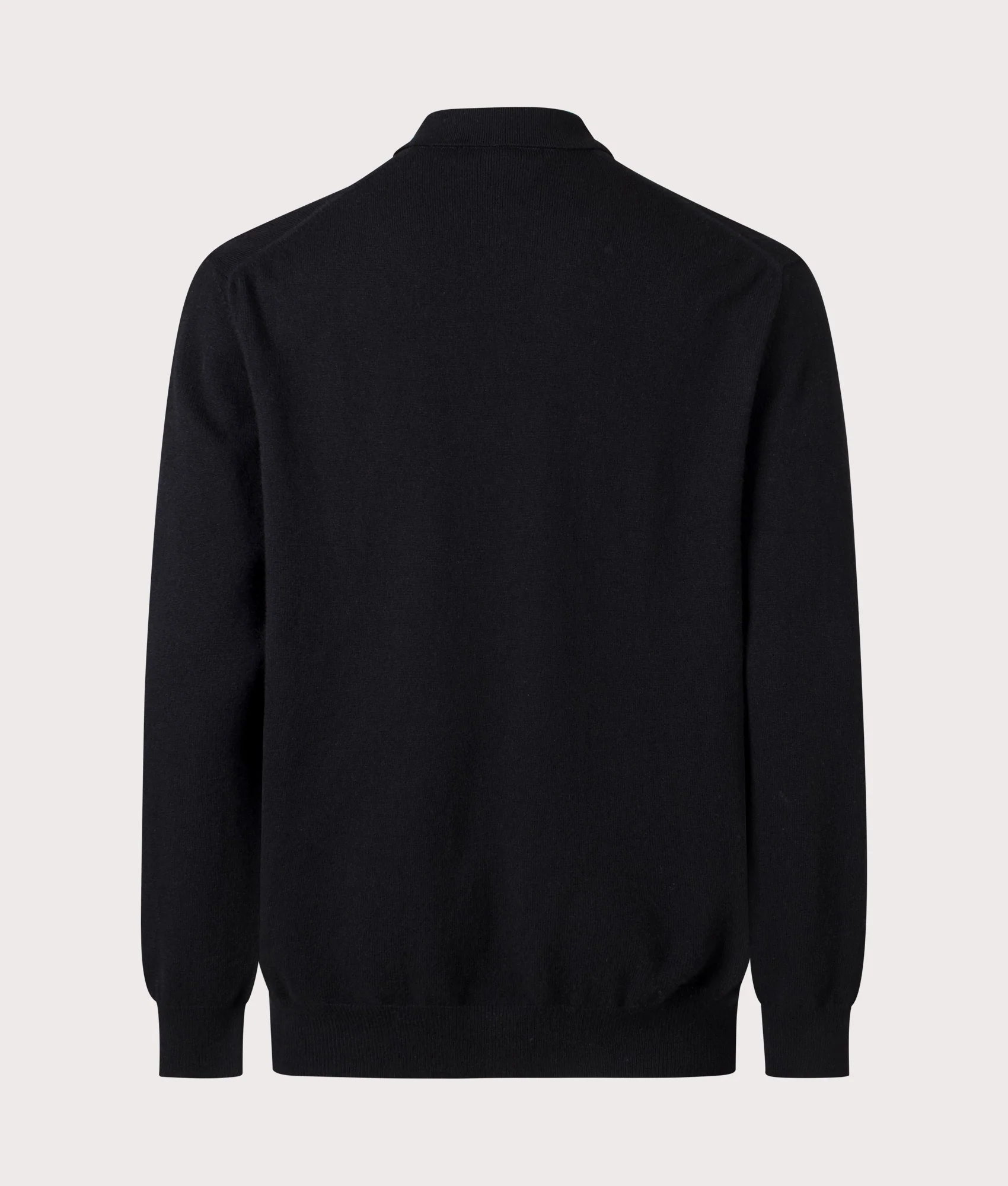 Long Sleeve Knit Polo Shirt - Image 2