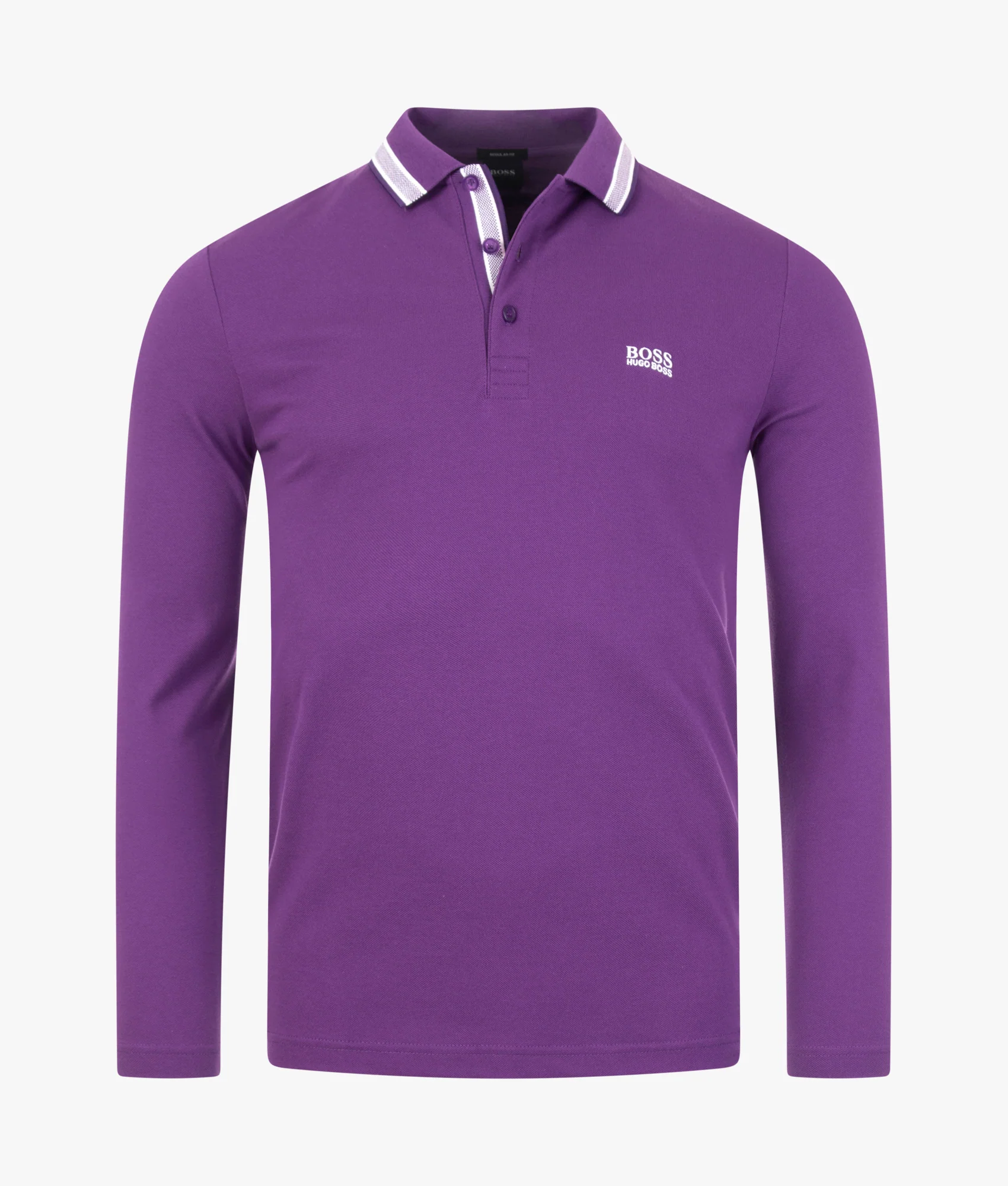 Regular Fit Athleisure Long Sleeve Plisy Polo