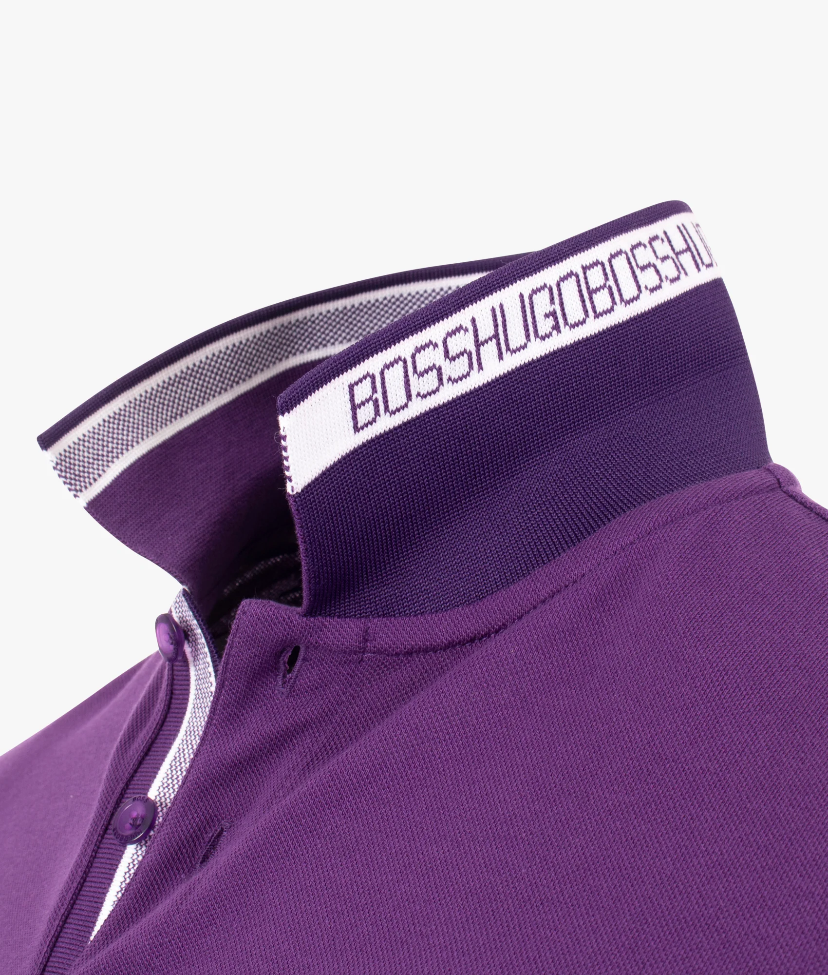 Regular Fit Athleisure Long Sleeve Plisy Polo - Image 2