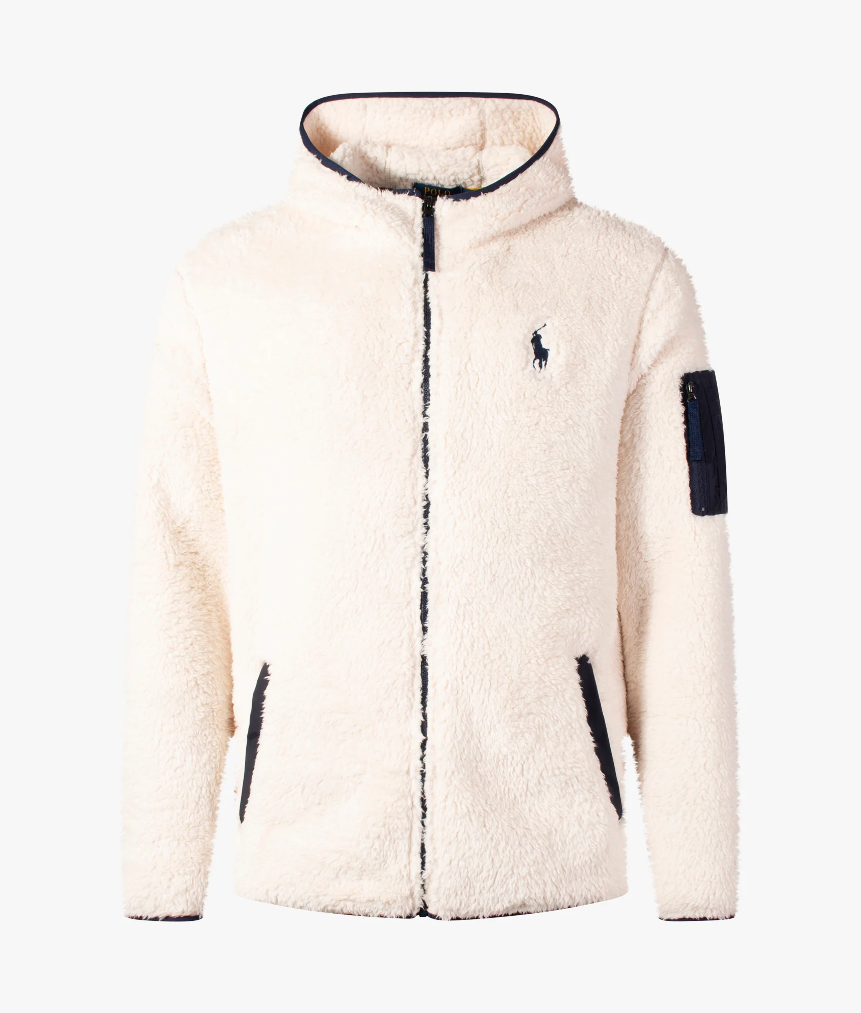 Fleece Full-Zip Through Hoodie - Image 2