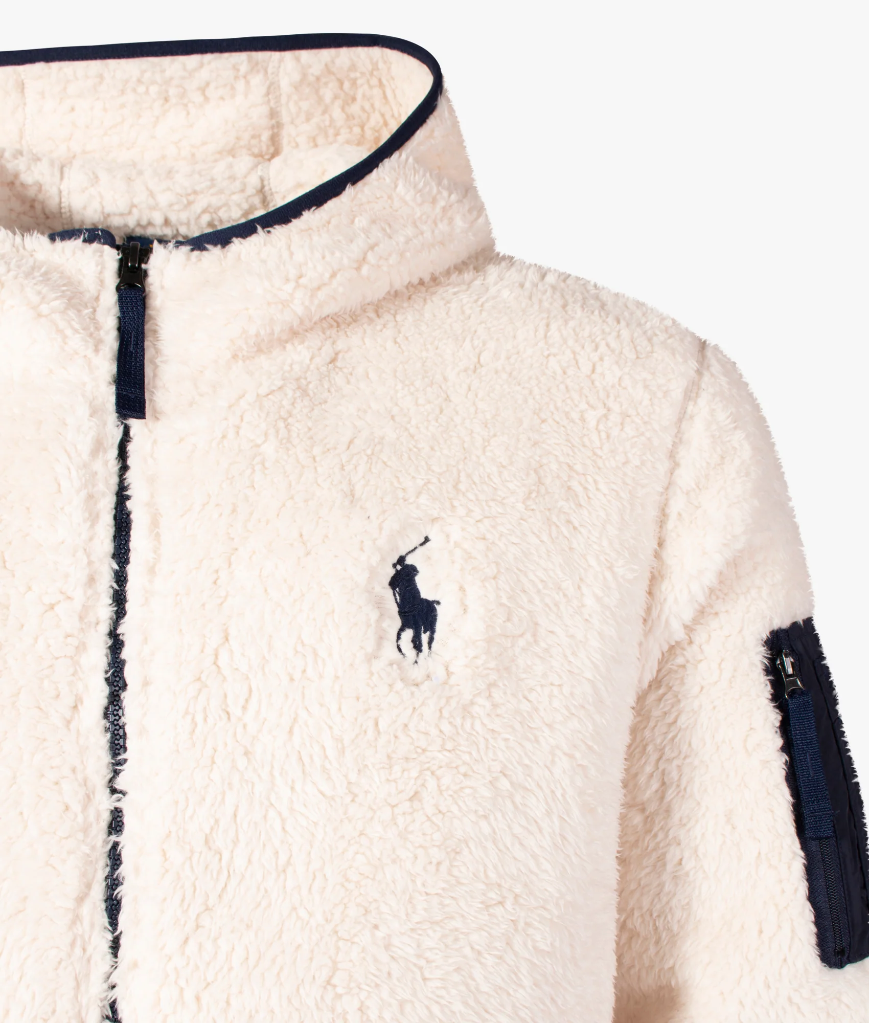 Fleece Full-Zip Through Hoodie - Image 3