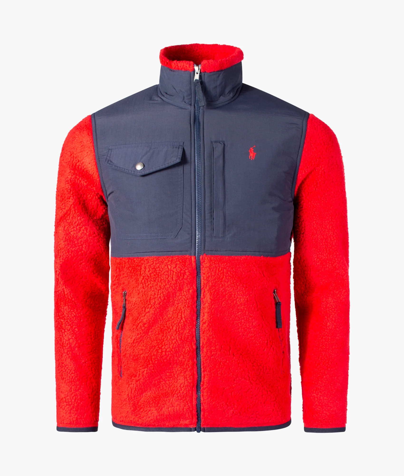 Relaxed Fit Hybrid Fleece Jacket