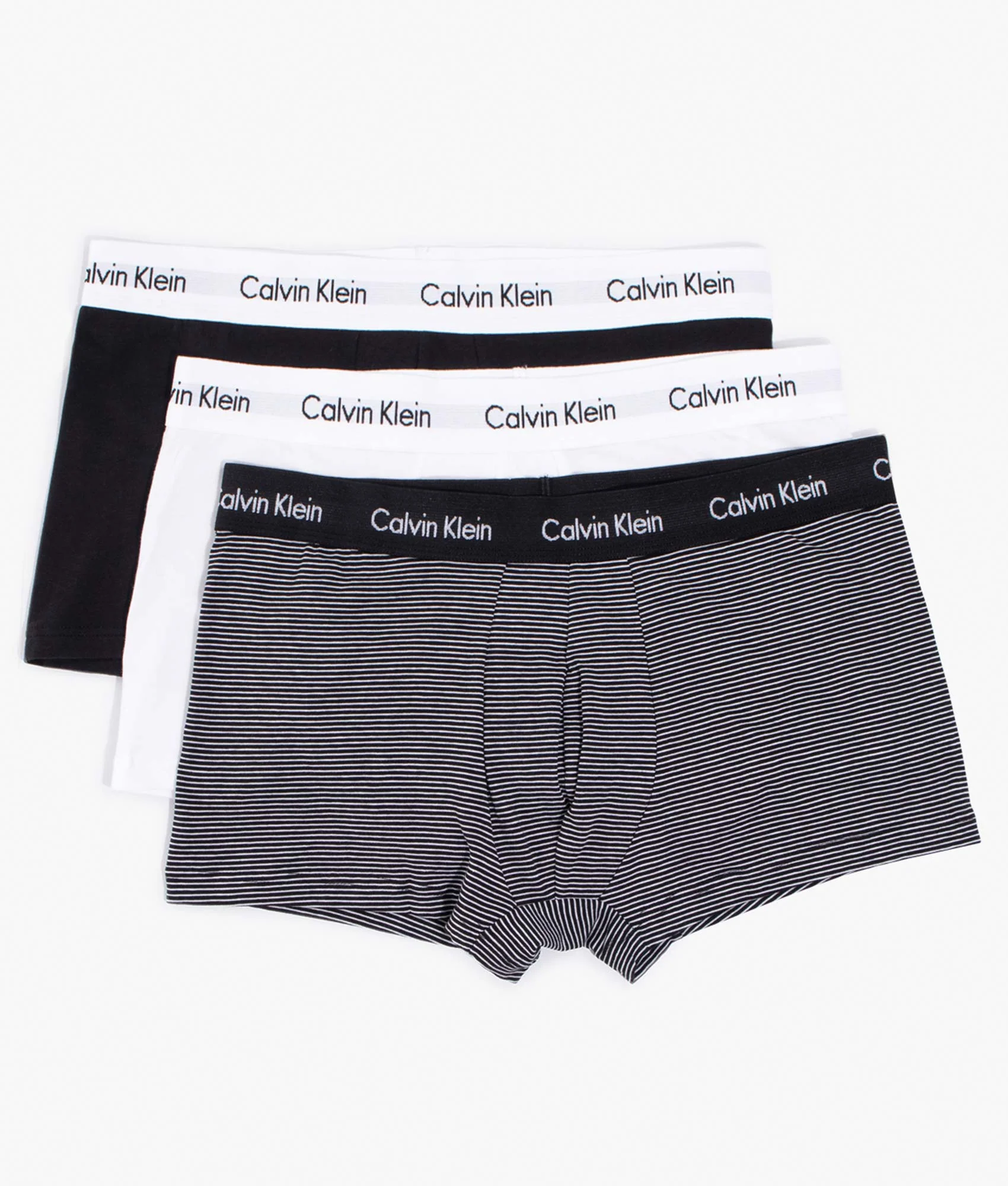 Three Pack of Low Rise Cotton Stretch Trunks