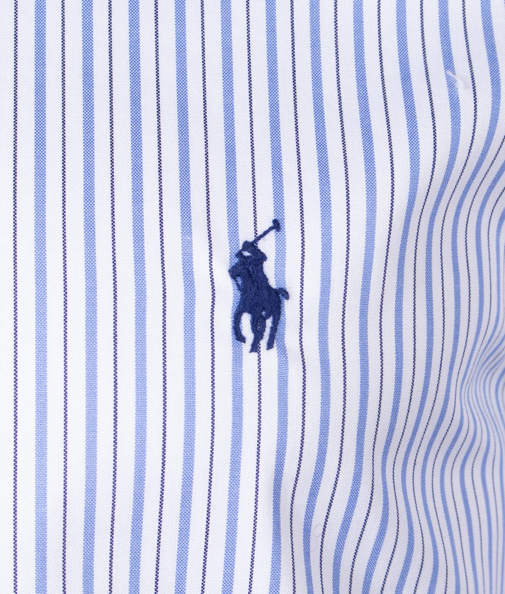 Custom Fit Striped Oxford Dress Shirt - Image 2