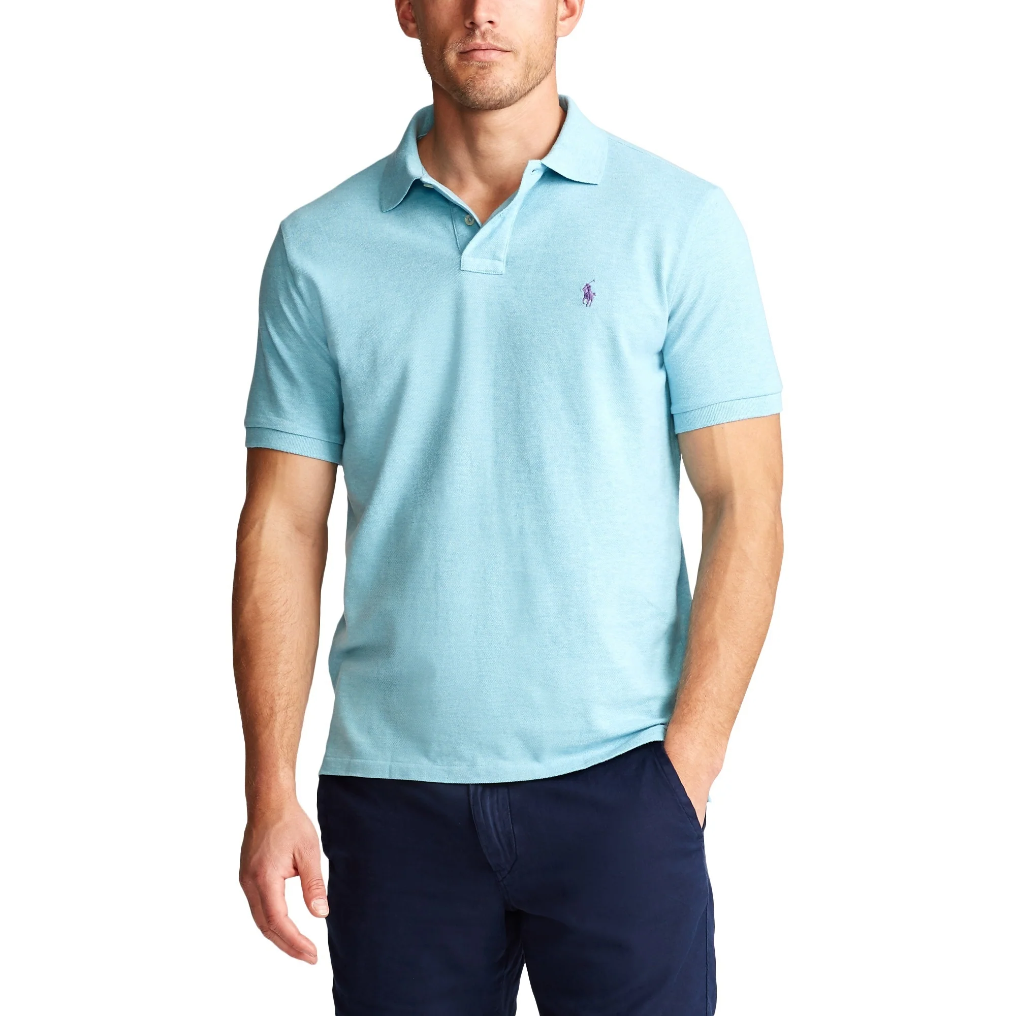 Custom Slim Fit Cotton Piqué Polo - Image 2