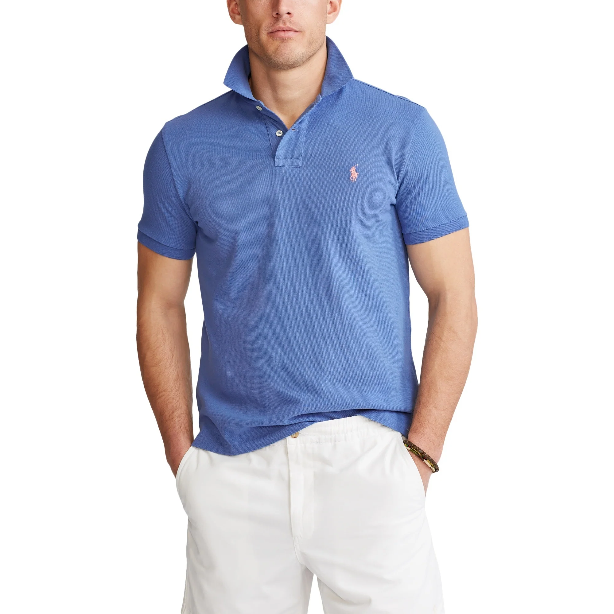 Custom Slim Fit Cotton Piqué Polo - Image 2