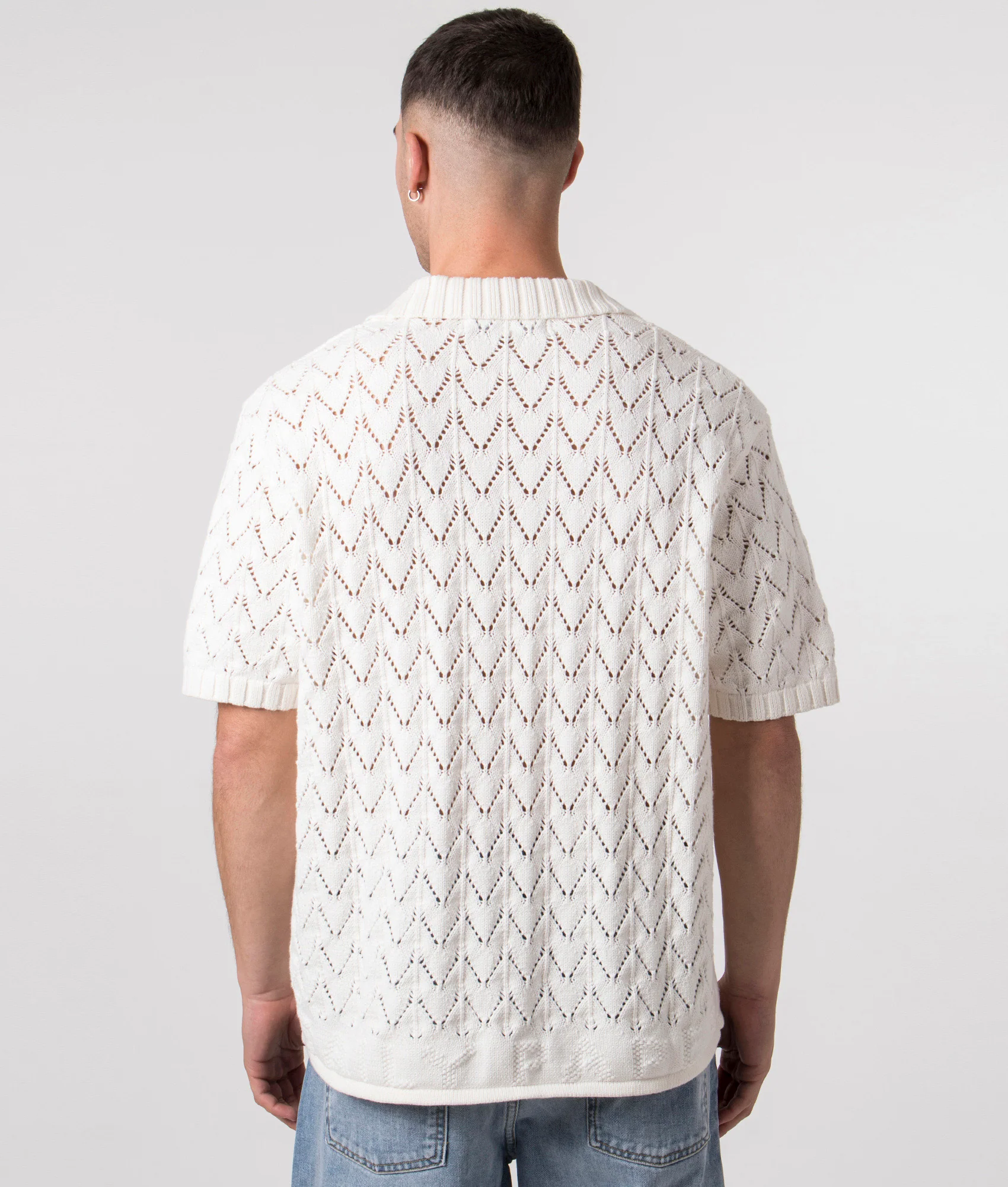 Relaxed Fit Yinka Knit Polo Shirt - Image 2