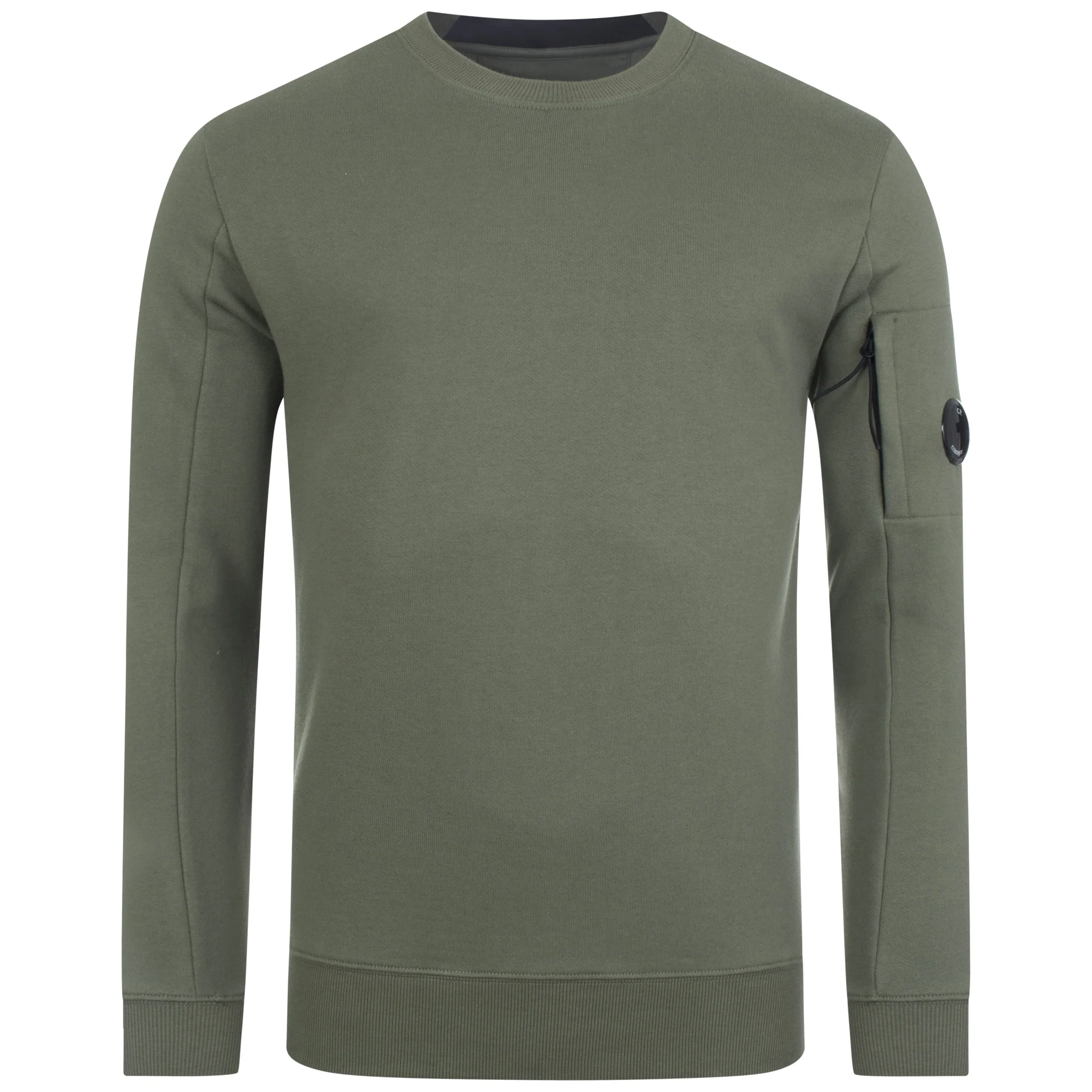 Diagonal Raised Fleece Lens Crew Sweatshirt - Image 2