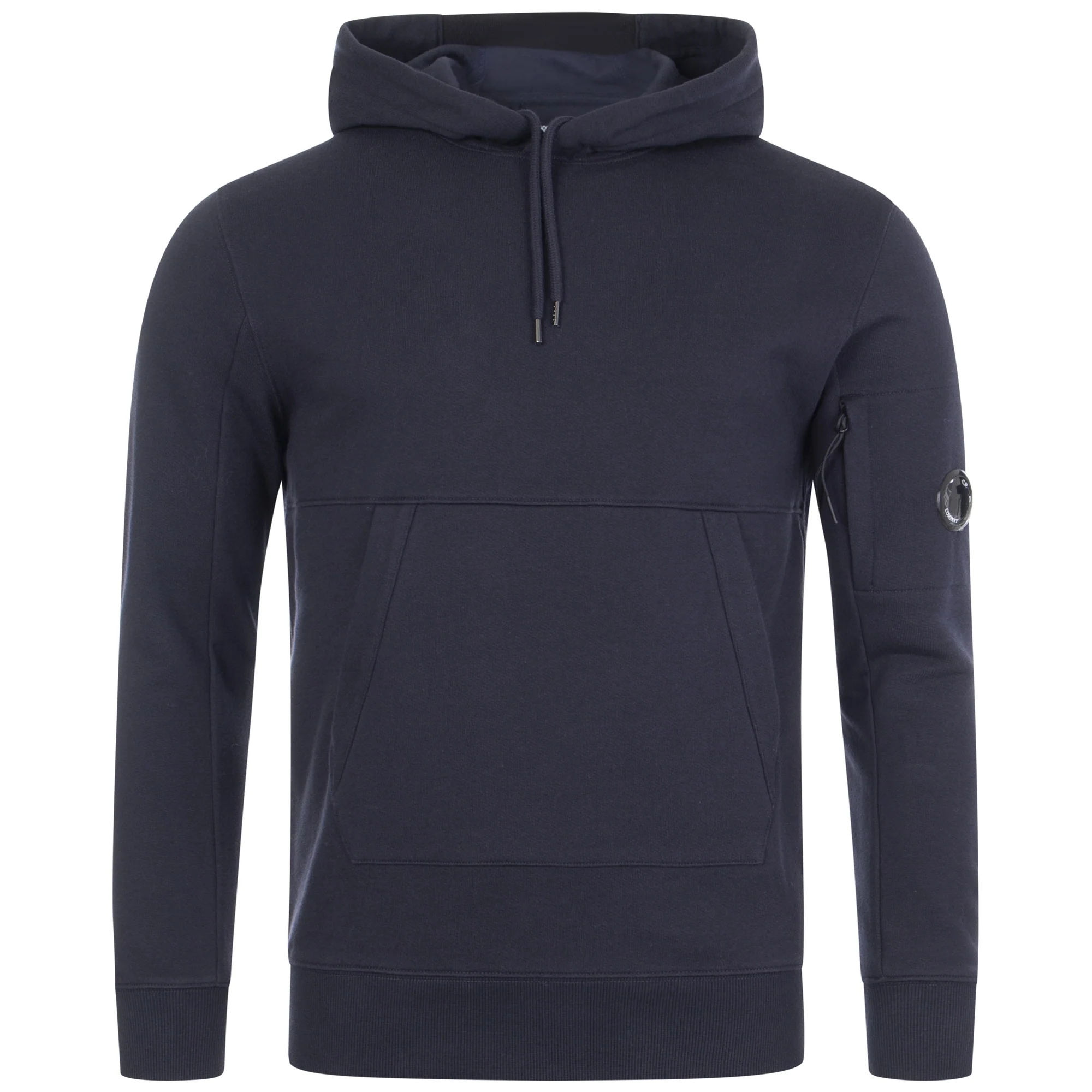 Diagonal Raised Fleece Lens Hooded Sweatshirt - Image 2