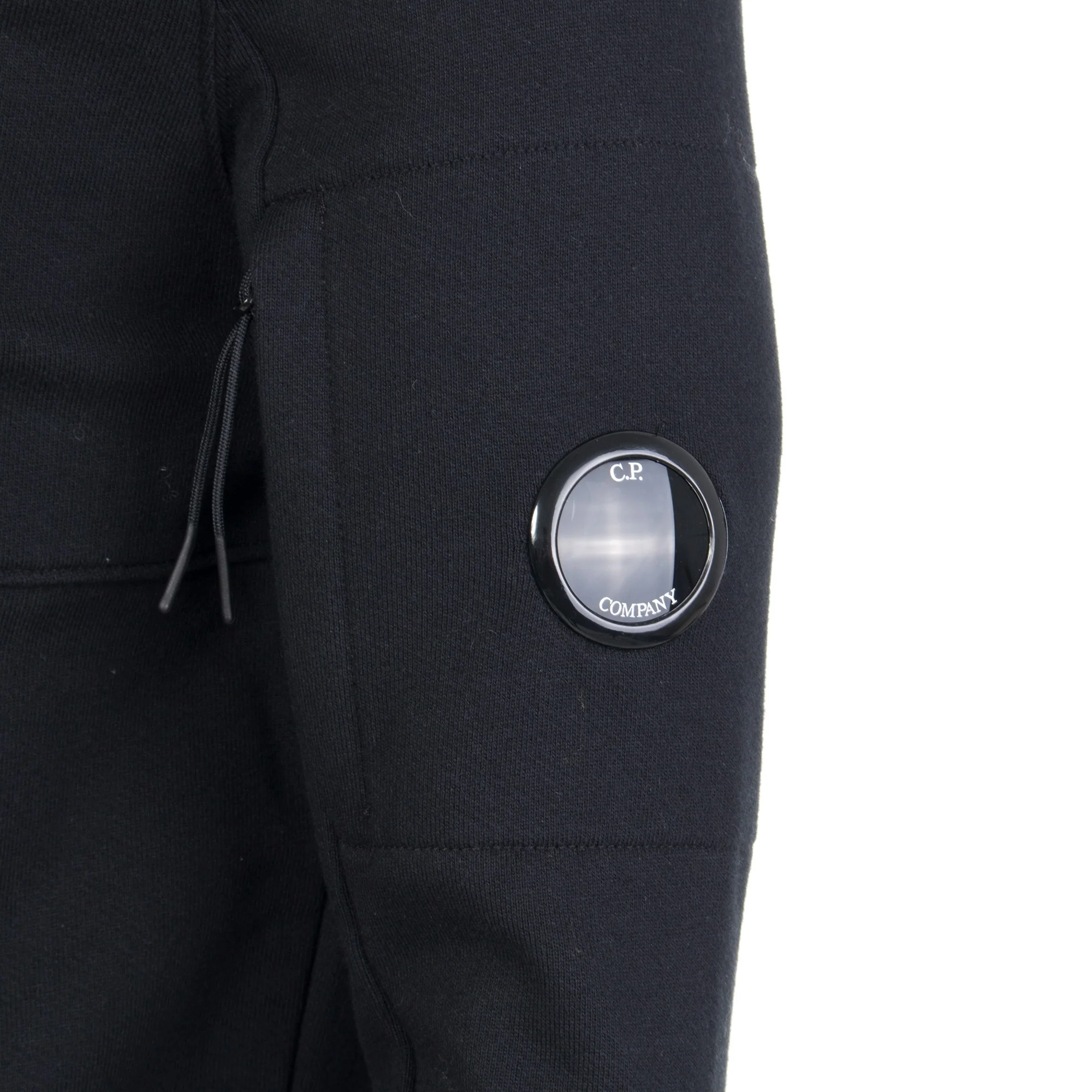 Diagonal Raised Fleece Lens Hooded Sweatshirt - Image 3