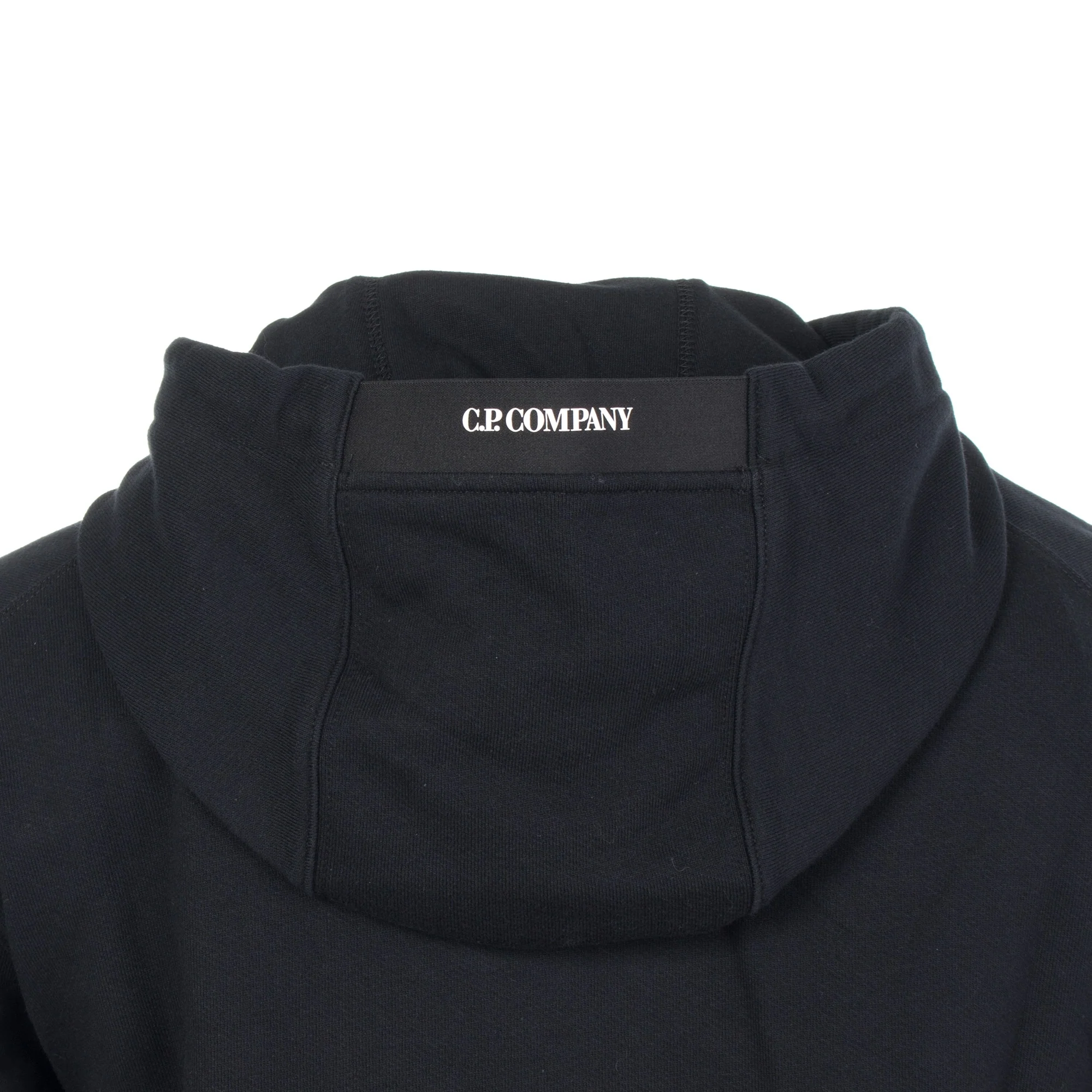 Diagonal Raised Fleece Lens Hooded Sweatshirt - Image 5