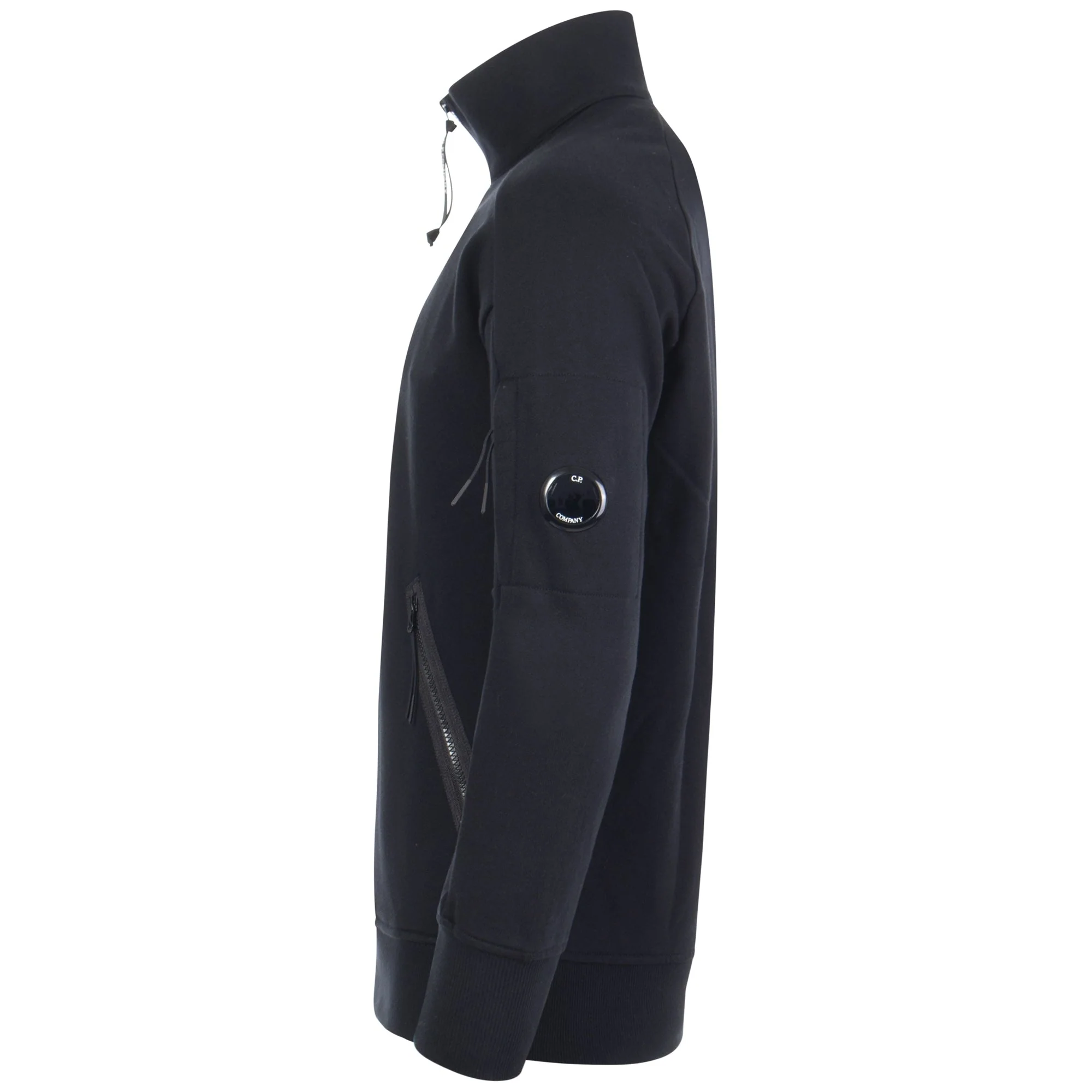 Diagonal Raised Fleece Quarter Zip Lens Sweat - Image 3