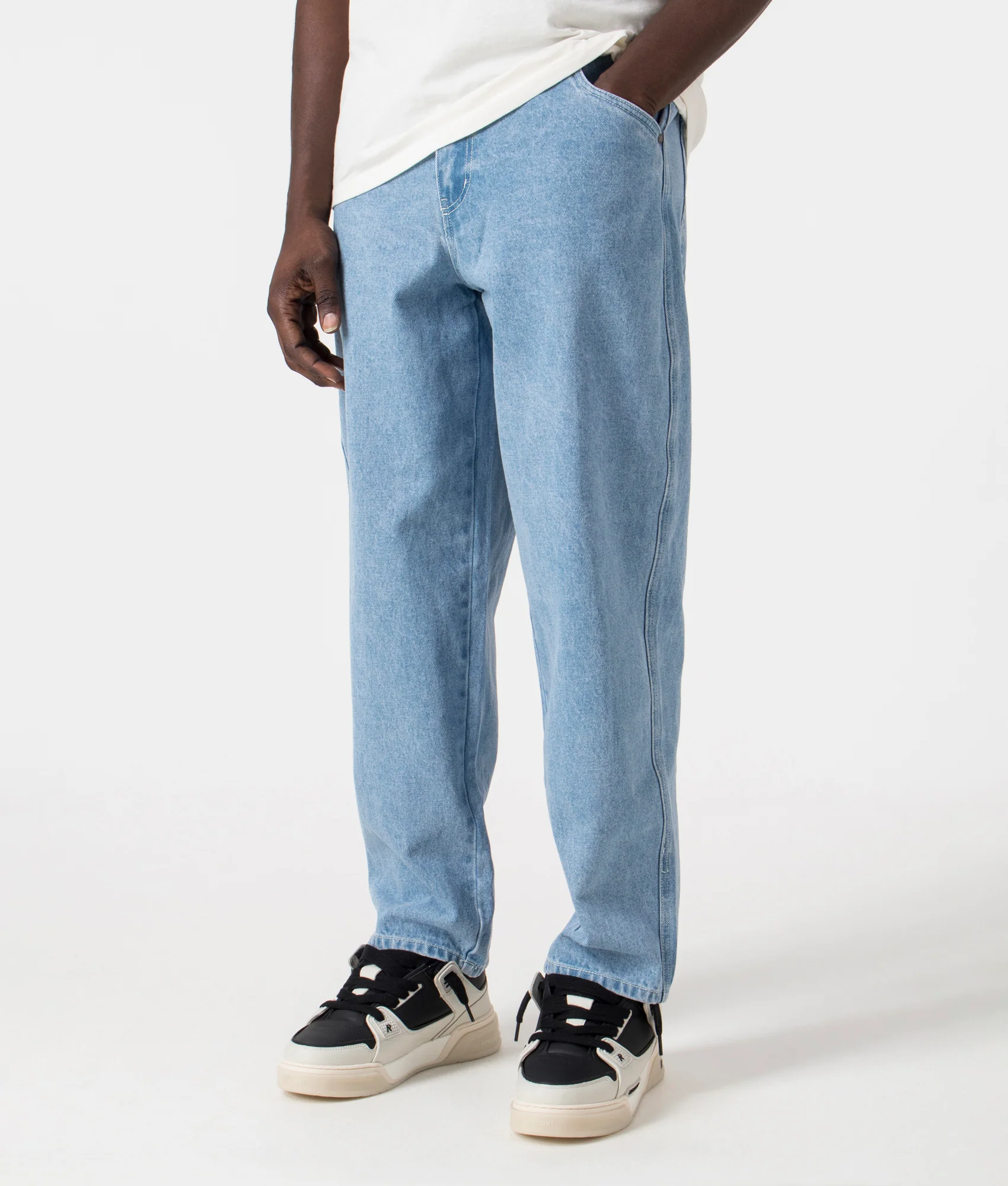 Loose Fit Classic Baggy Denim Jeans - Image 4