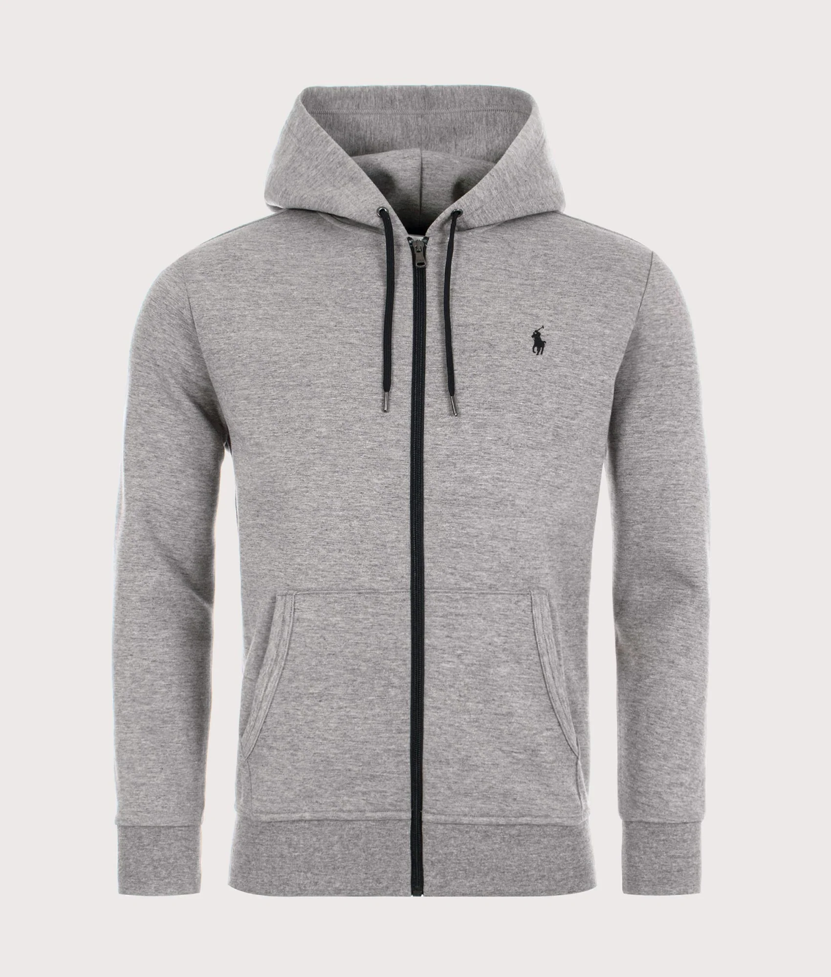Double Knit Tech Zip Through Hoodie
