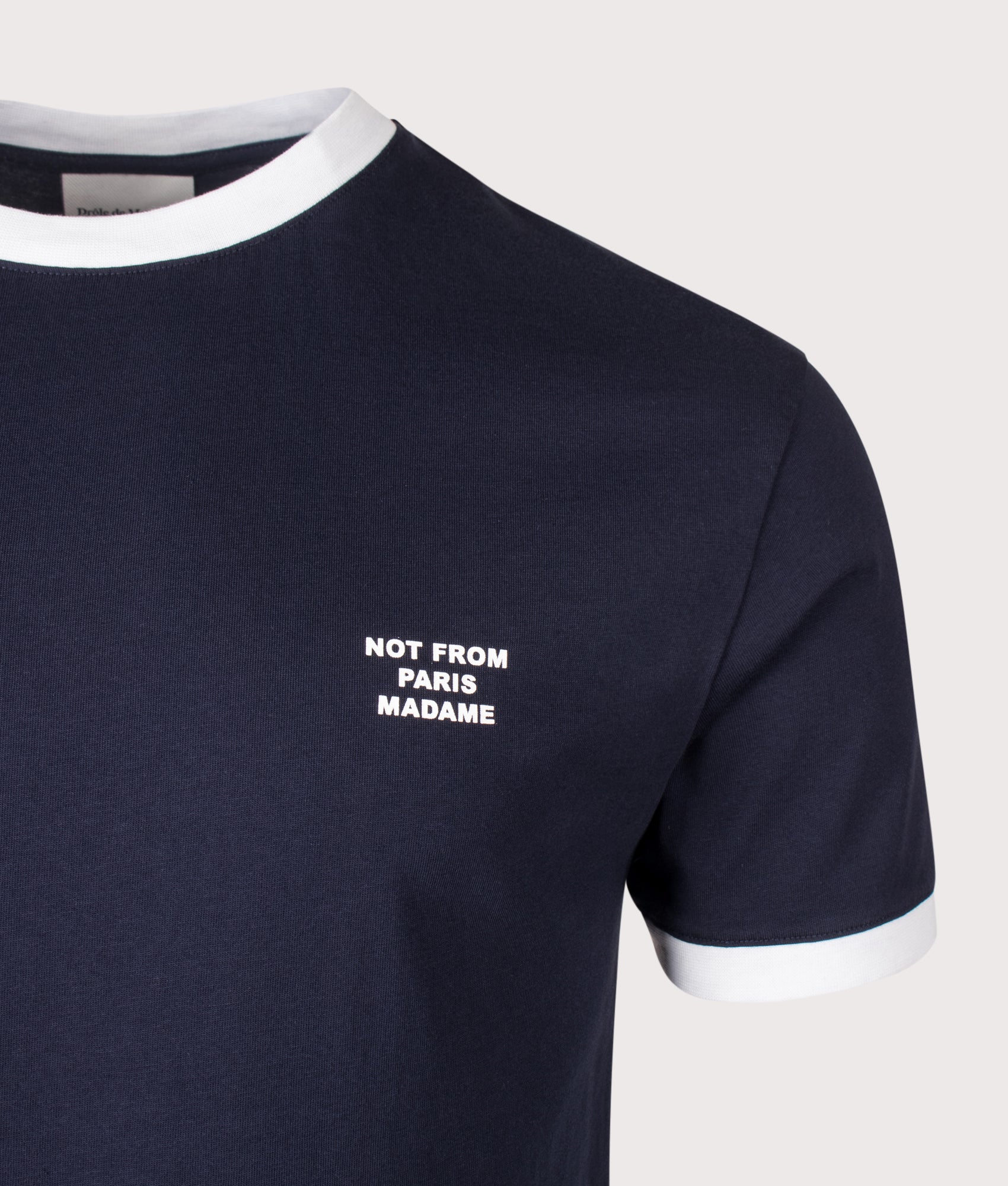 Contrasted Slogan T-shirt - Image 3